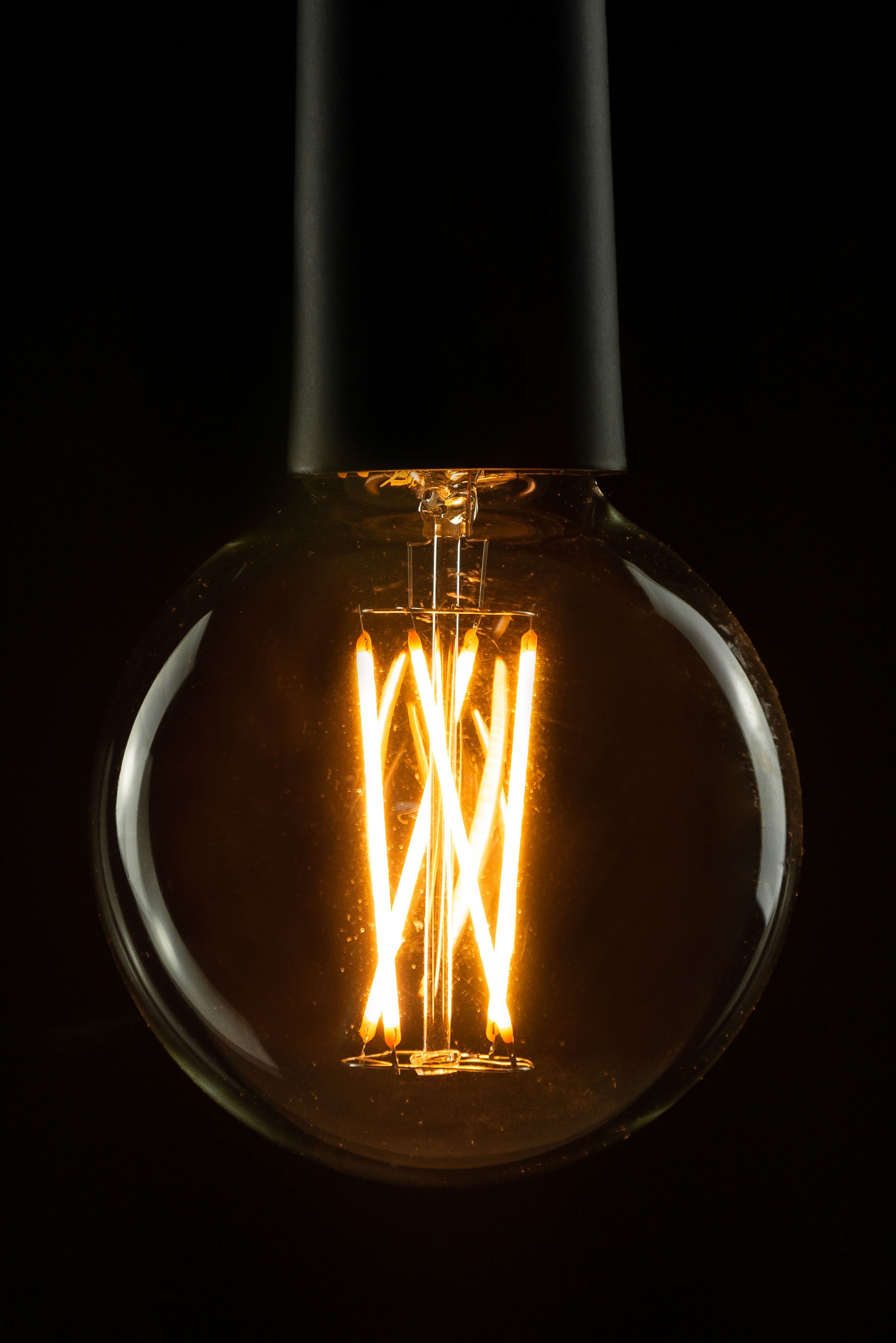 SEGULA LED-Leuchtmittel »Vintage Line«, E27, 1 St., Warmweiß, dimmbar, Globe 95 klar- scherbensicher, E27