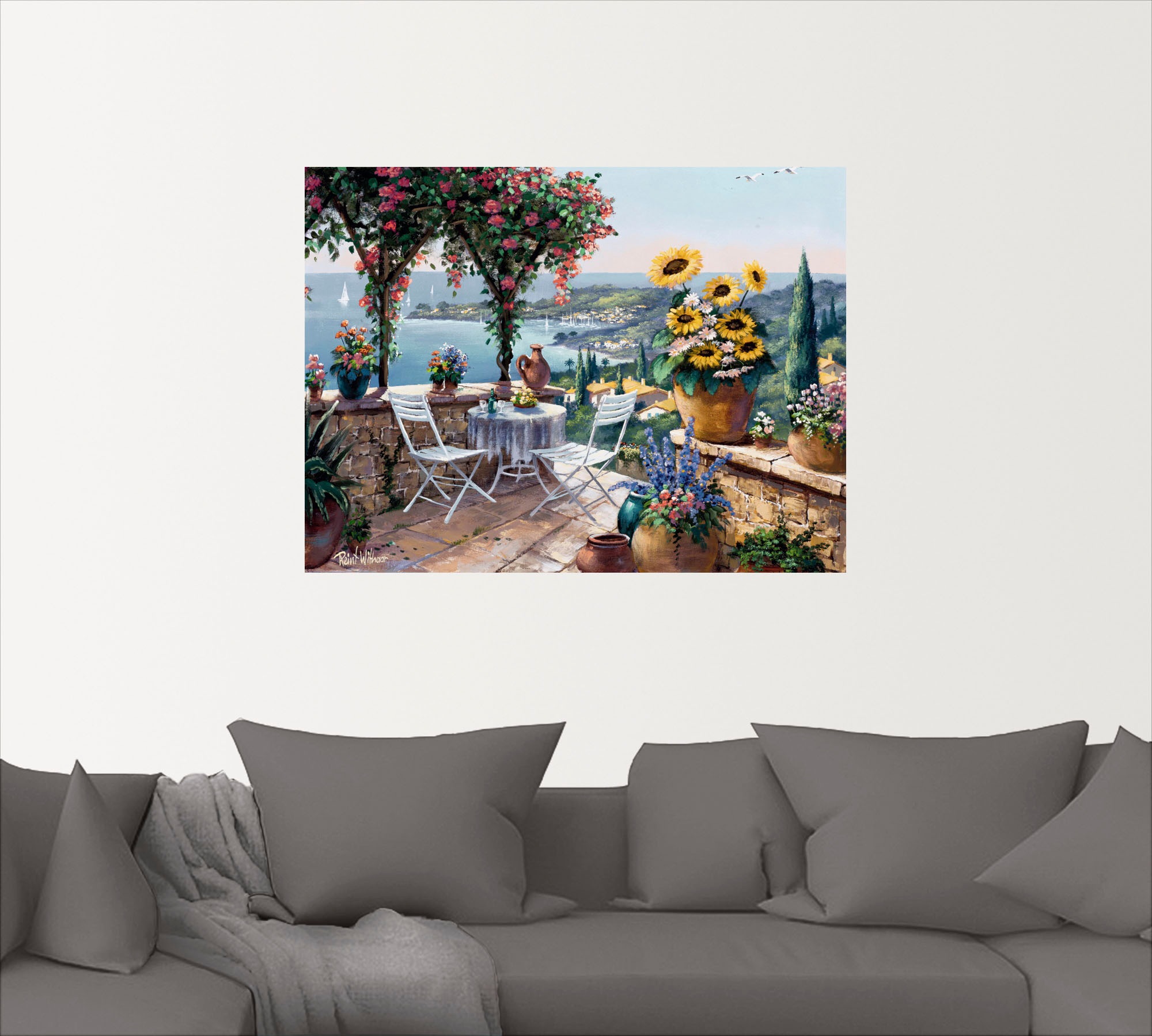 Artland Wandbild »Momente der Meditation«, Garten, (1 St.), als Leinwandbild, Poster, Wandaufkleber in verschied. Größen