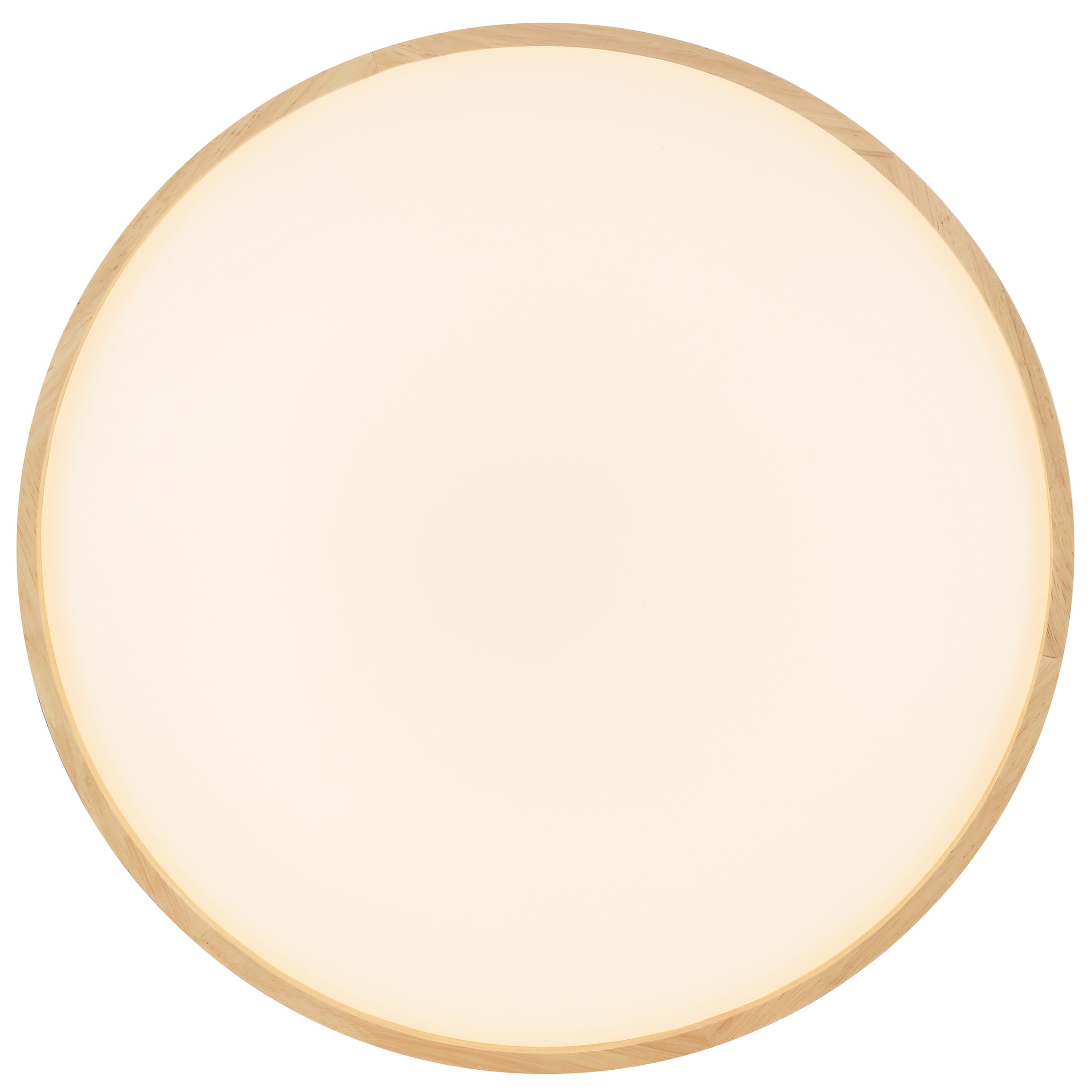 Brilliant LED Deckenleuchte »Alson« LED-Modul 1 Stk. warmweiß - kaltweiß Ø 49,5 cm, 17 W, 3540 lm, 3000-6500 K, Holzrahmen