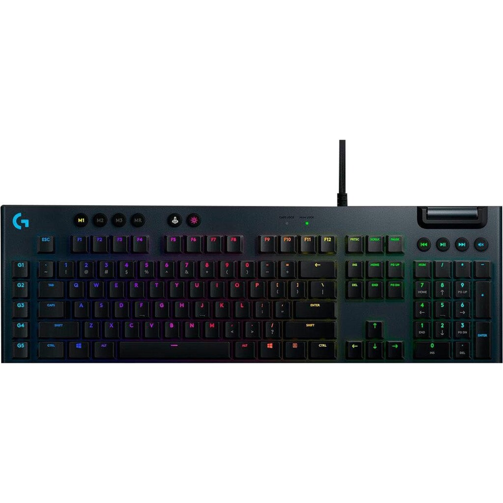 Logitech G Gaming-Tastatur »G815 LIGHTSYNC RGB«, (programmierbare G-Tasten-Multimedia-Tasten)
