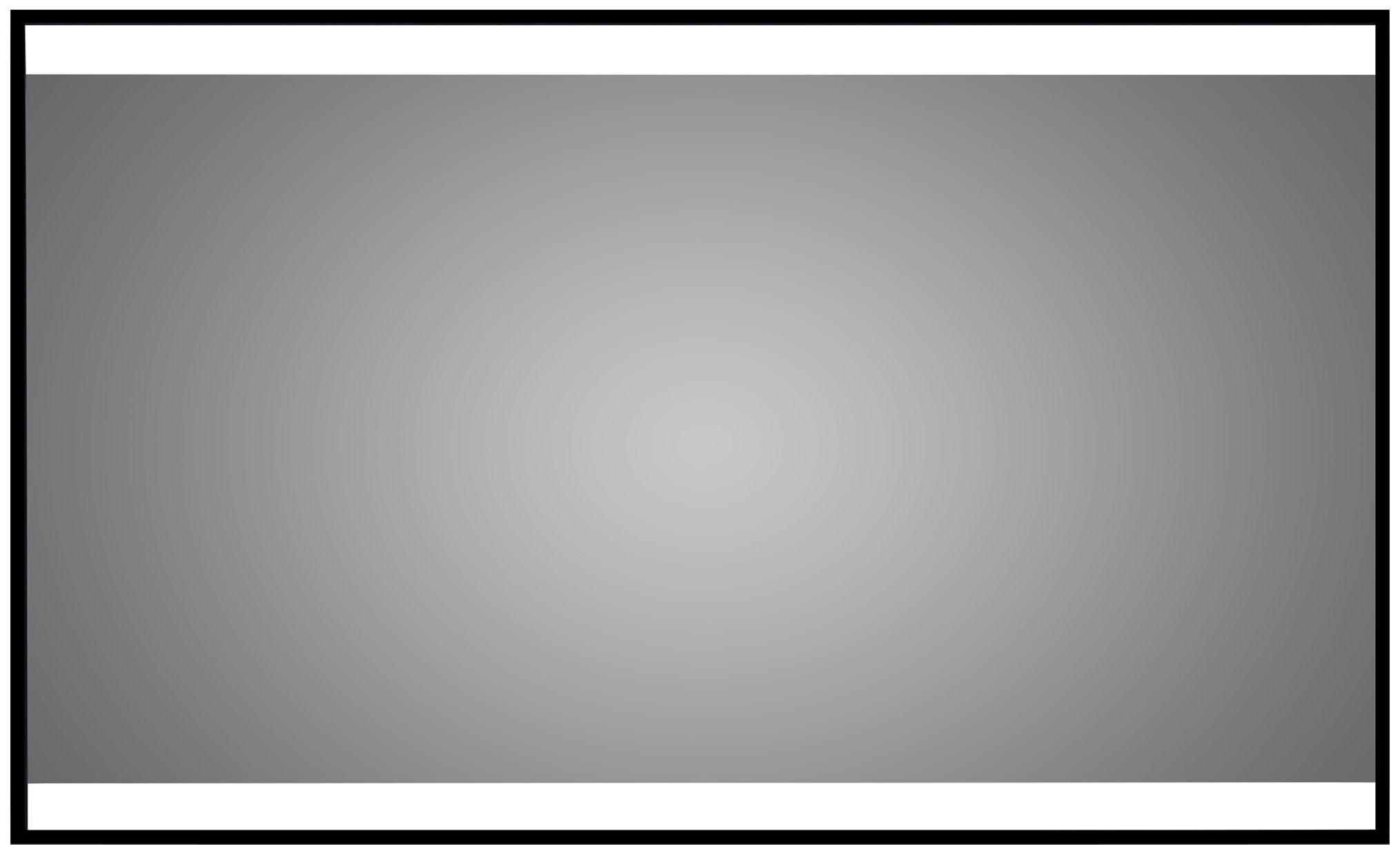 Badspiegel »BLACK SHINE«, (Komplett-Set), BxH: 120x70 cm, energiesparend