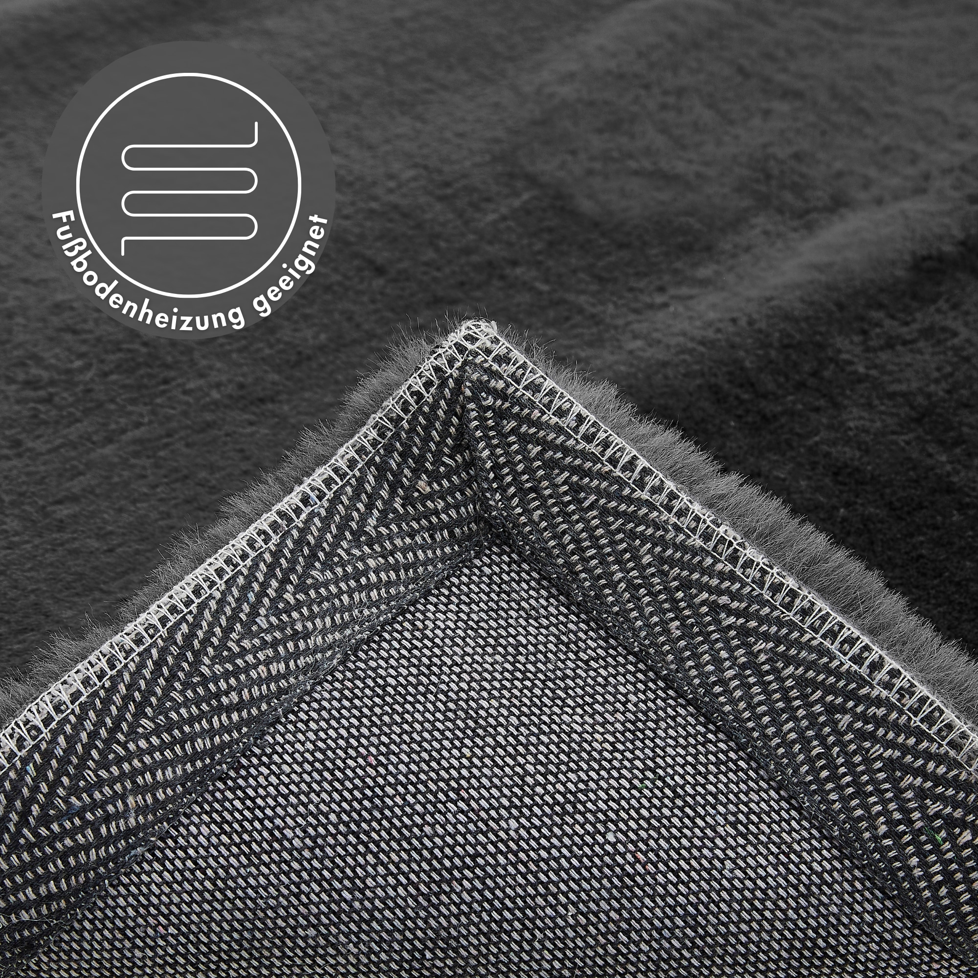 LUXOR living Fellteppich »Novara«, rechteckig, 30 mm Höhe, Kunstfell, Kaninchenfell-Haptik, besonders weicher Hochflor