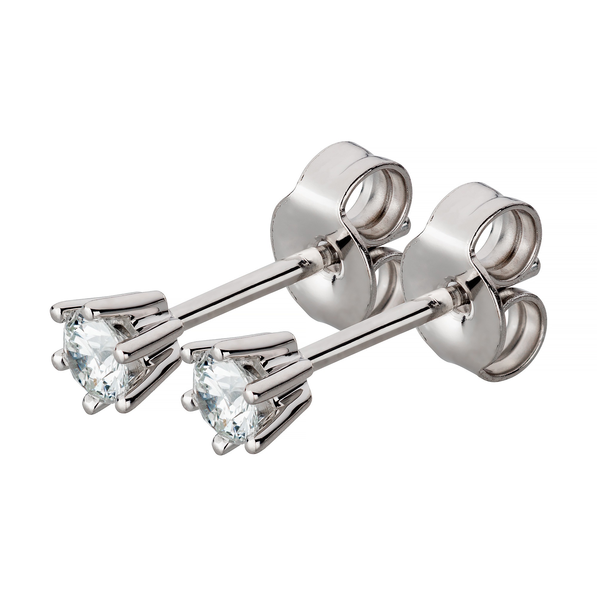 Orolino Paar Ohrstecker »Gold 750 mit 2x Brillant zus. 0,25 ct.«