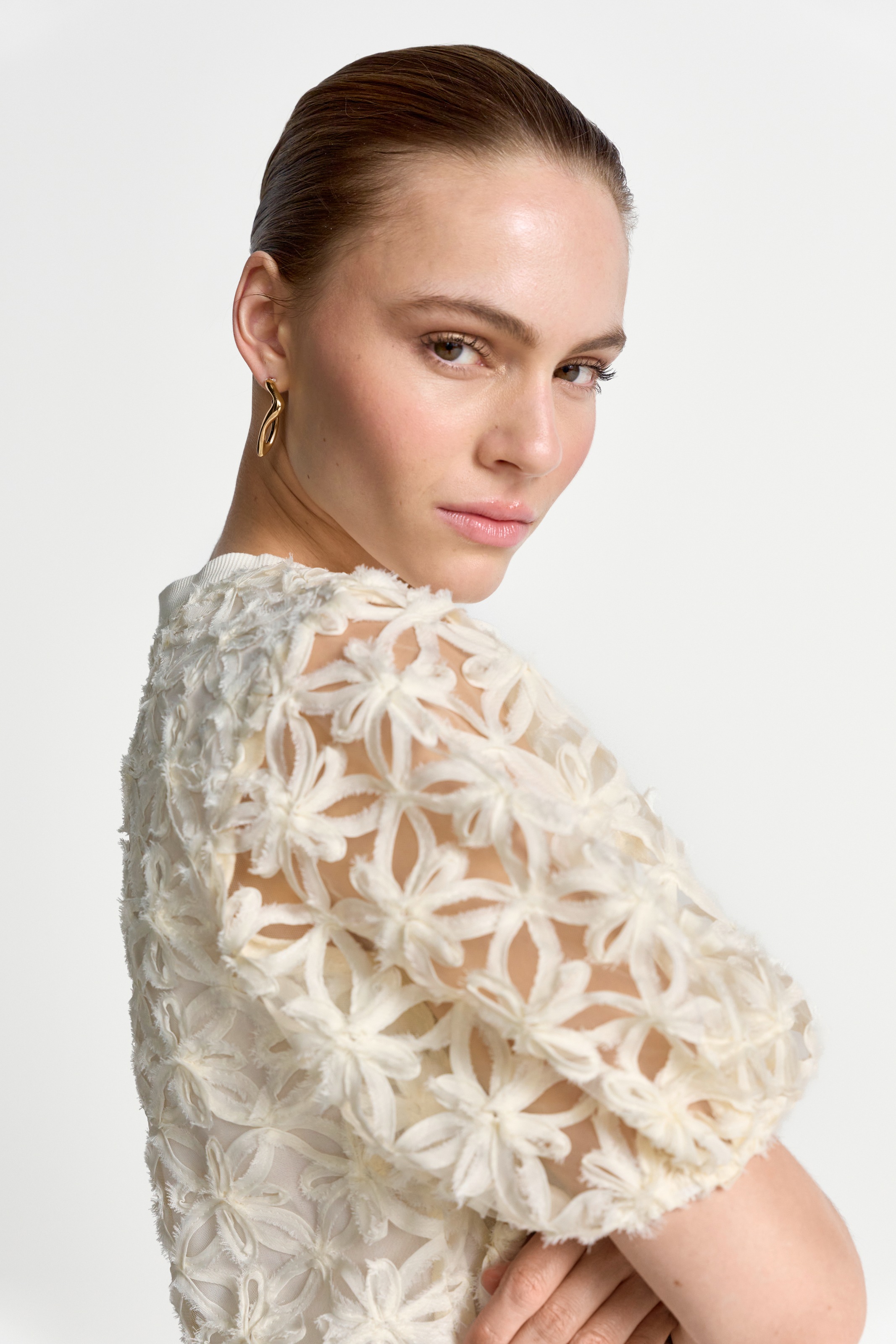 RICHROYAL T-Shirt oversize, mit Spitze