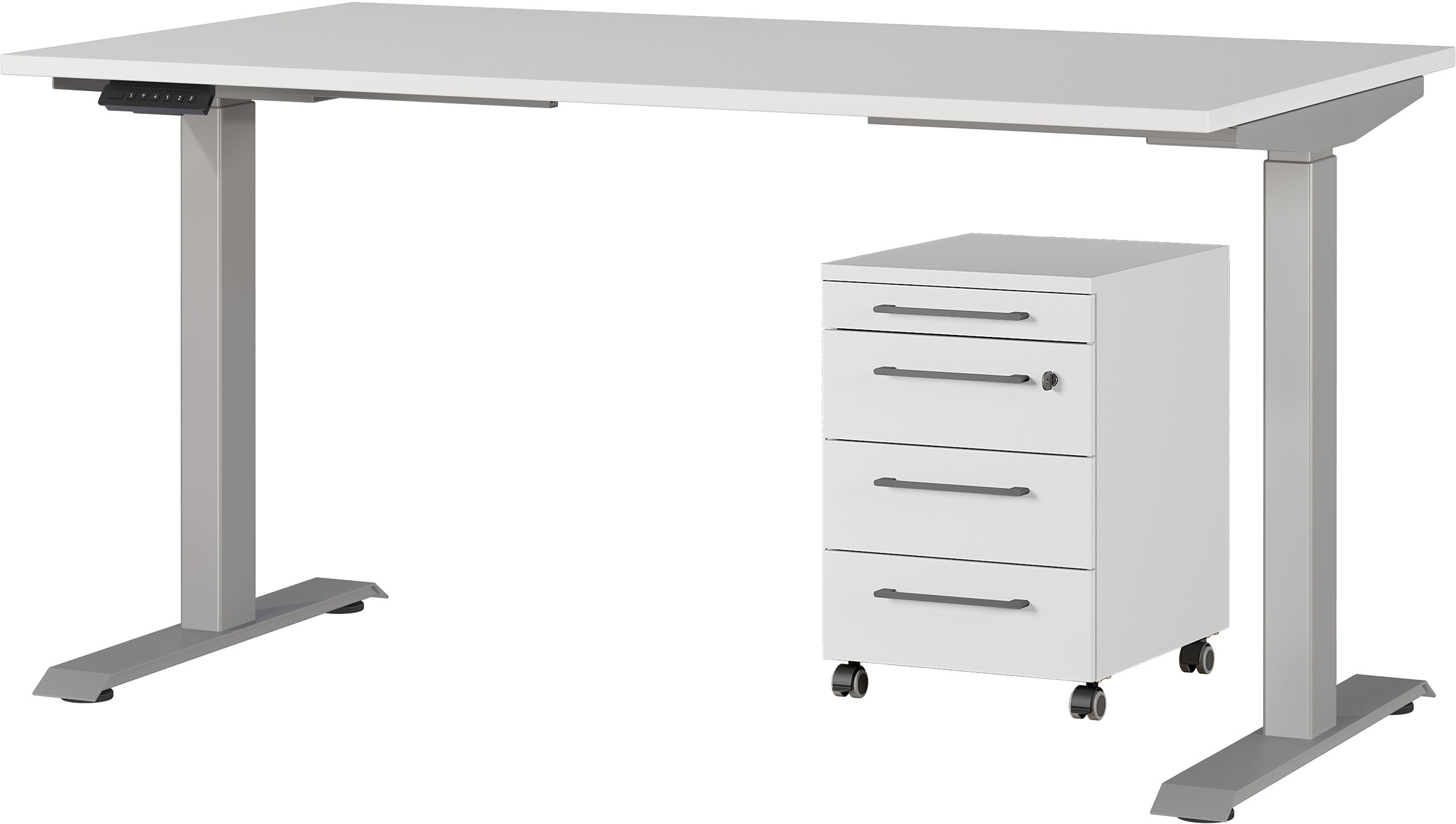 GERMANIA Büromöbel-Set »Agenda« Set bestehend aus höhenverstellbarem Schrei günstig online kaufen