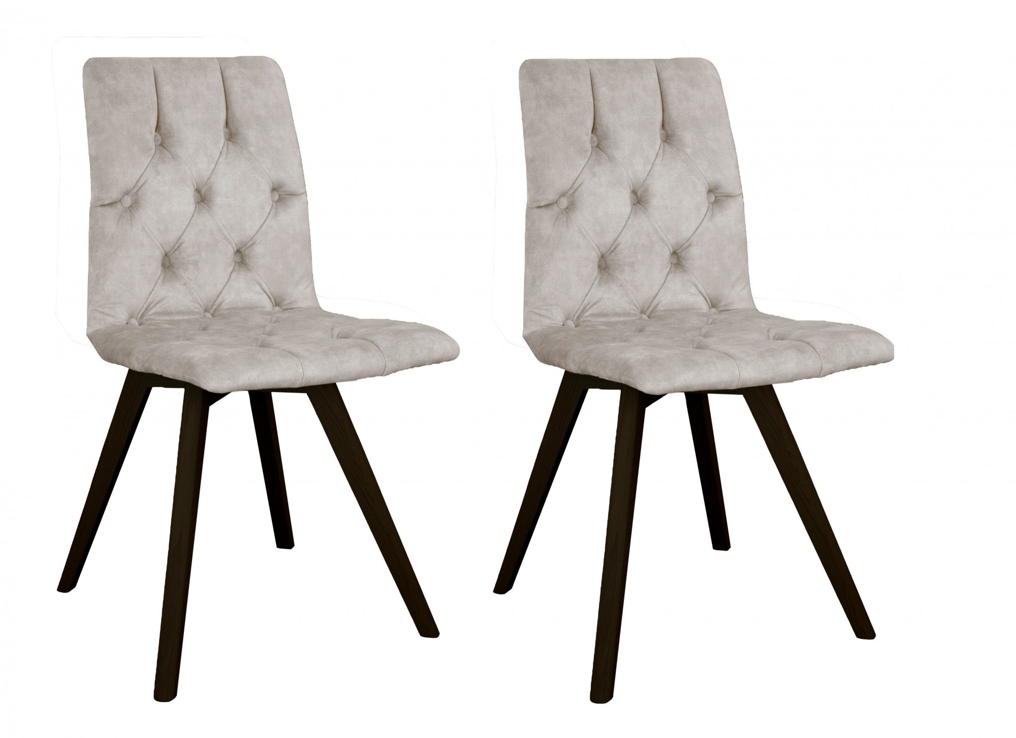 andas Esszimmerstuhl »Rania«, (Set), 2 St., Samtvelours, mit Massivholzbein günstig online kaufen