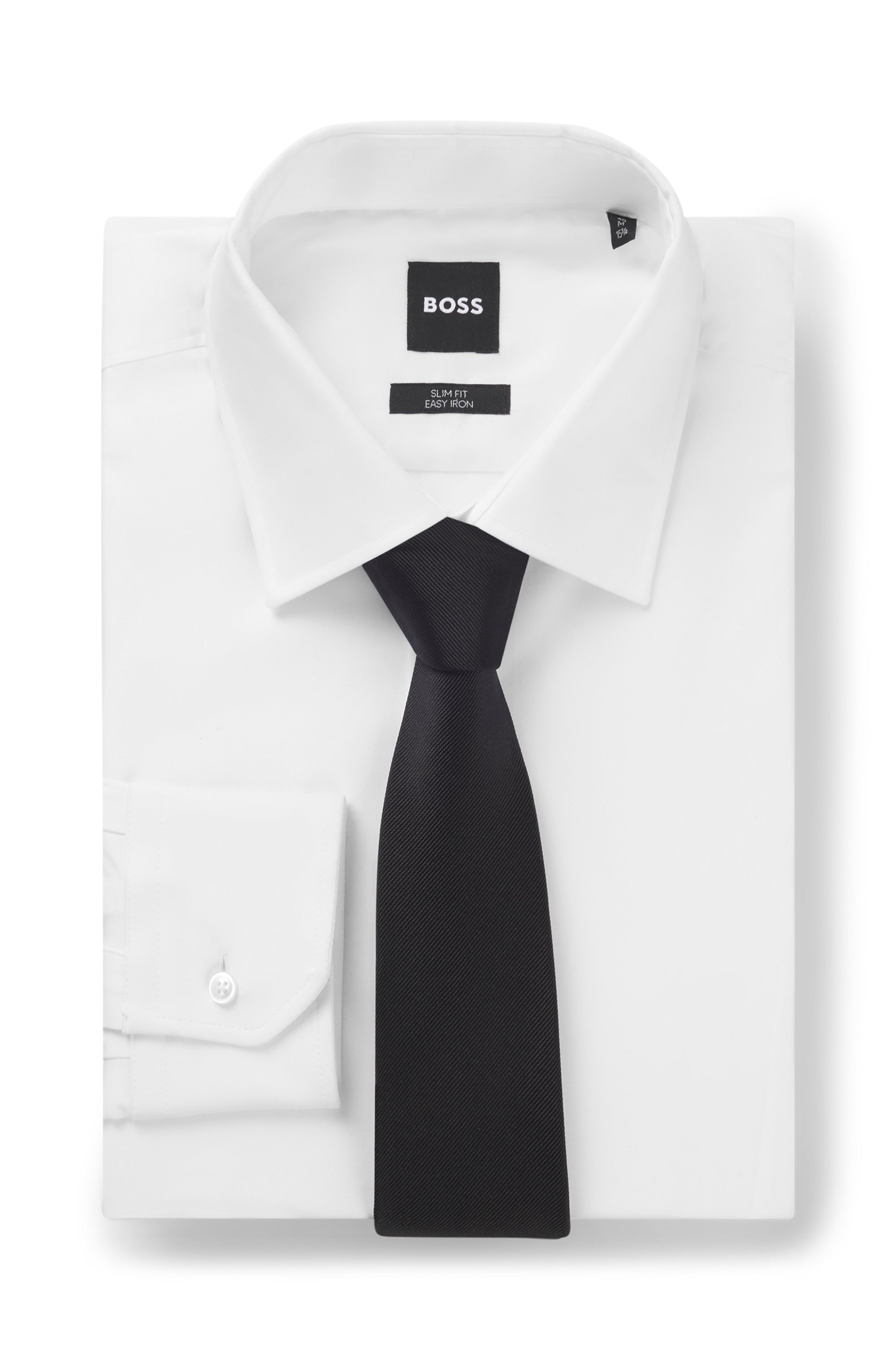 BOSS Krawatte »H-TIE 7,5 CM«, in Satin-Optik