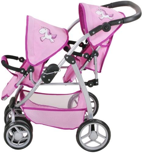 Knorrtoys® Puppen-Zwillingsbuggy »Big Twin - UMA. Das Einhorn«