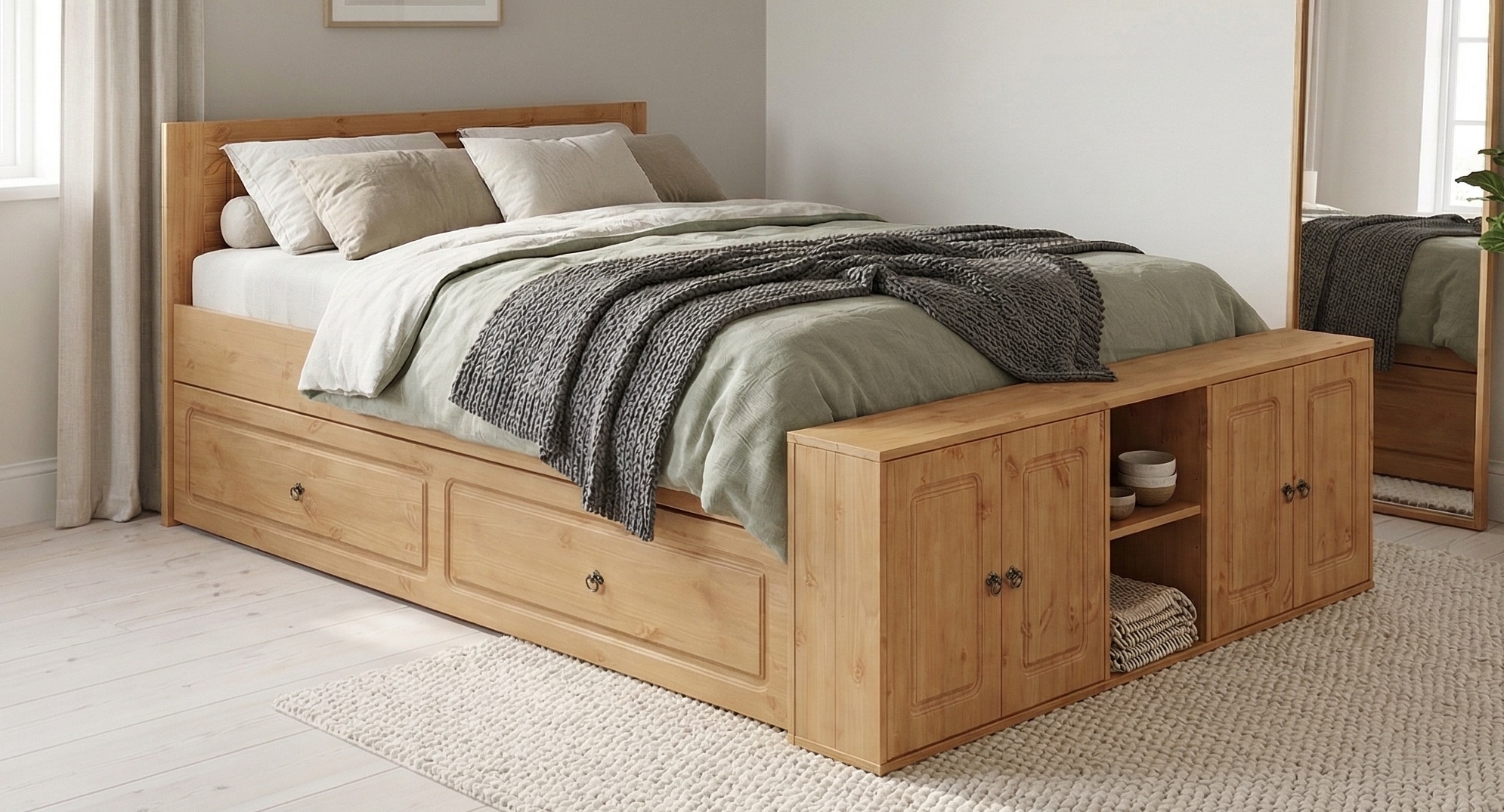 OTTO home Bettschubkasten »Paula« 1 Stk. tlg. aus massiver Kiefer, passend für gleichnamiges Bett, FSC®