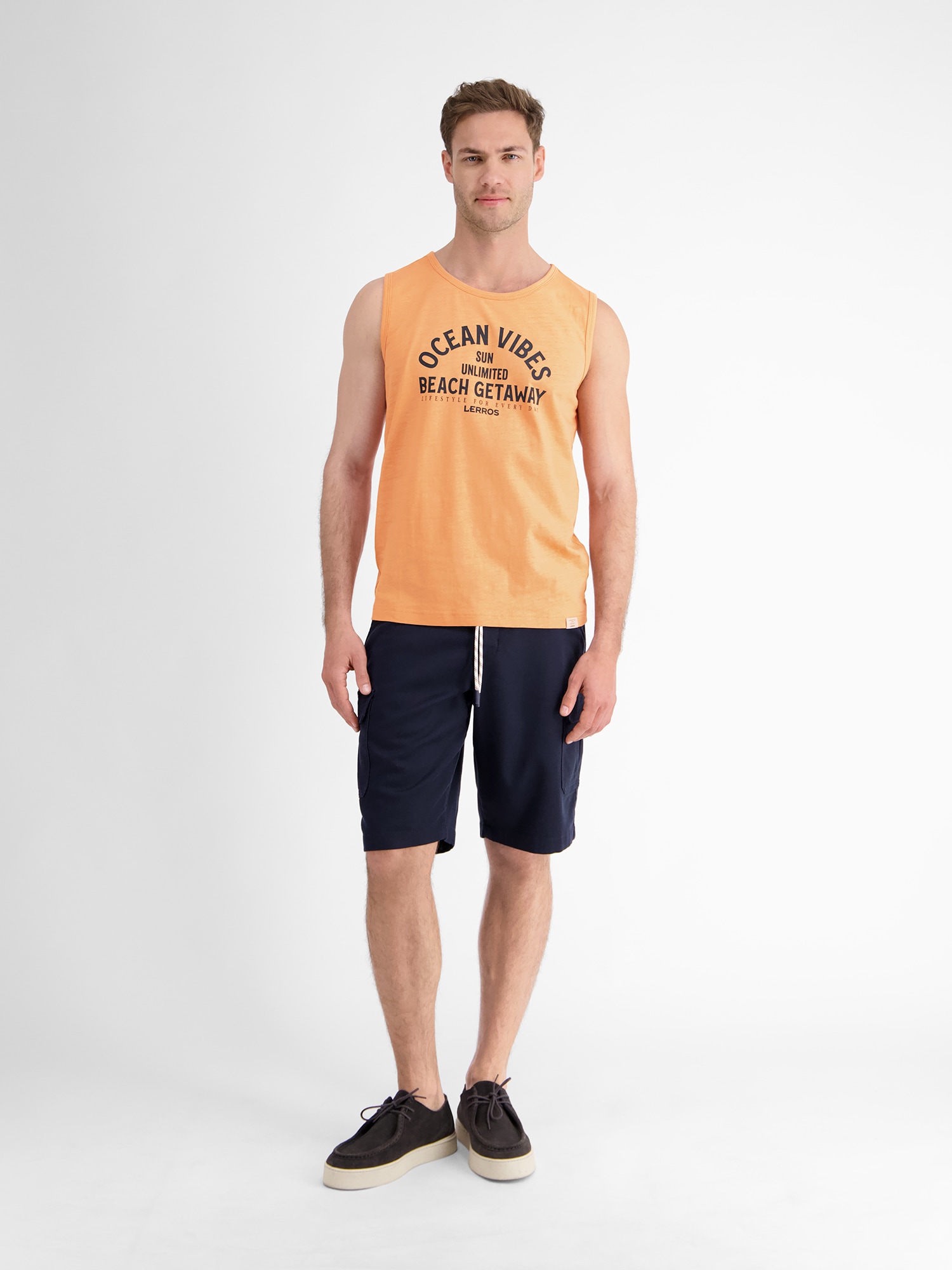 LERROS Muskelshirt »LERROS Herren Tanktop mit Brustprint«