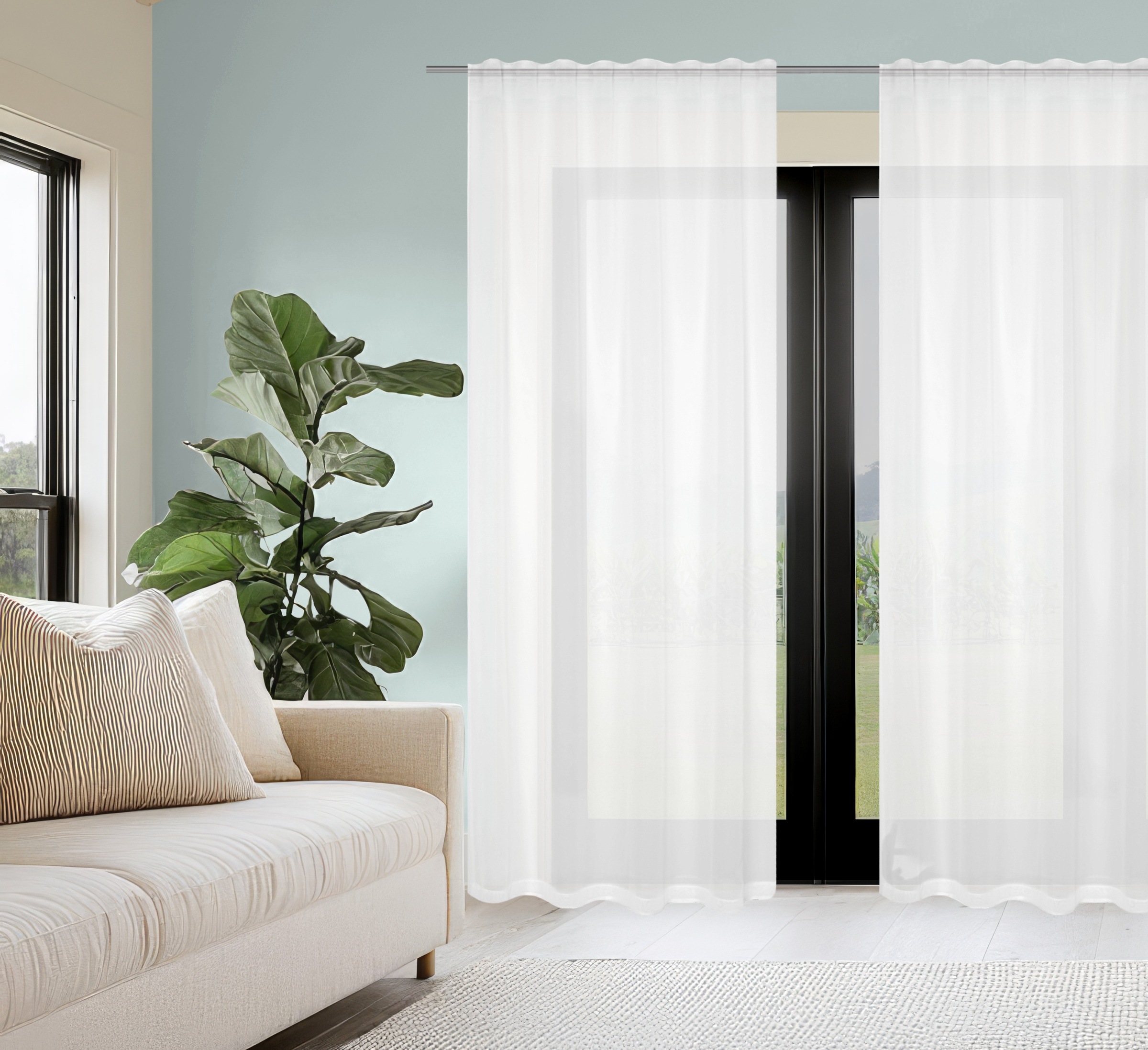 HOME WOHNIDEEN Gardine »DOLLY«, (2 St.), transparent günstig online kaufen