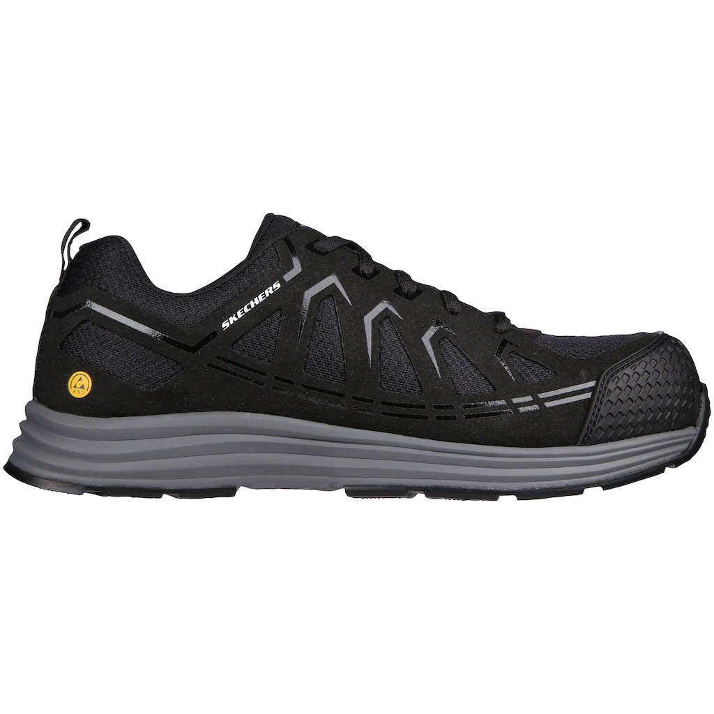 Skechers Sicherheitsschuh »MALAD II«, S1 P ESD, leicht und sportlich, durchtrittsicher, bequem, atmungsaktiv