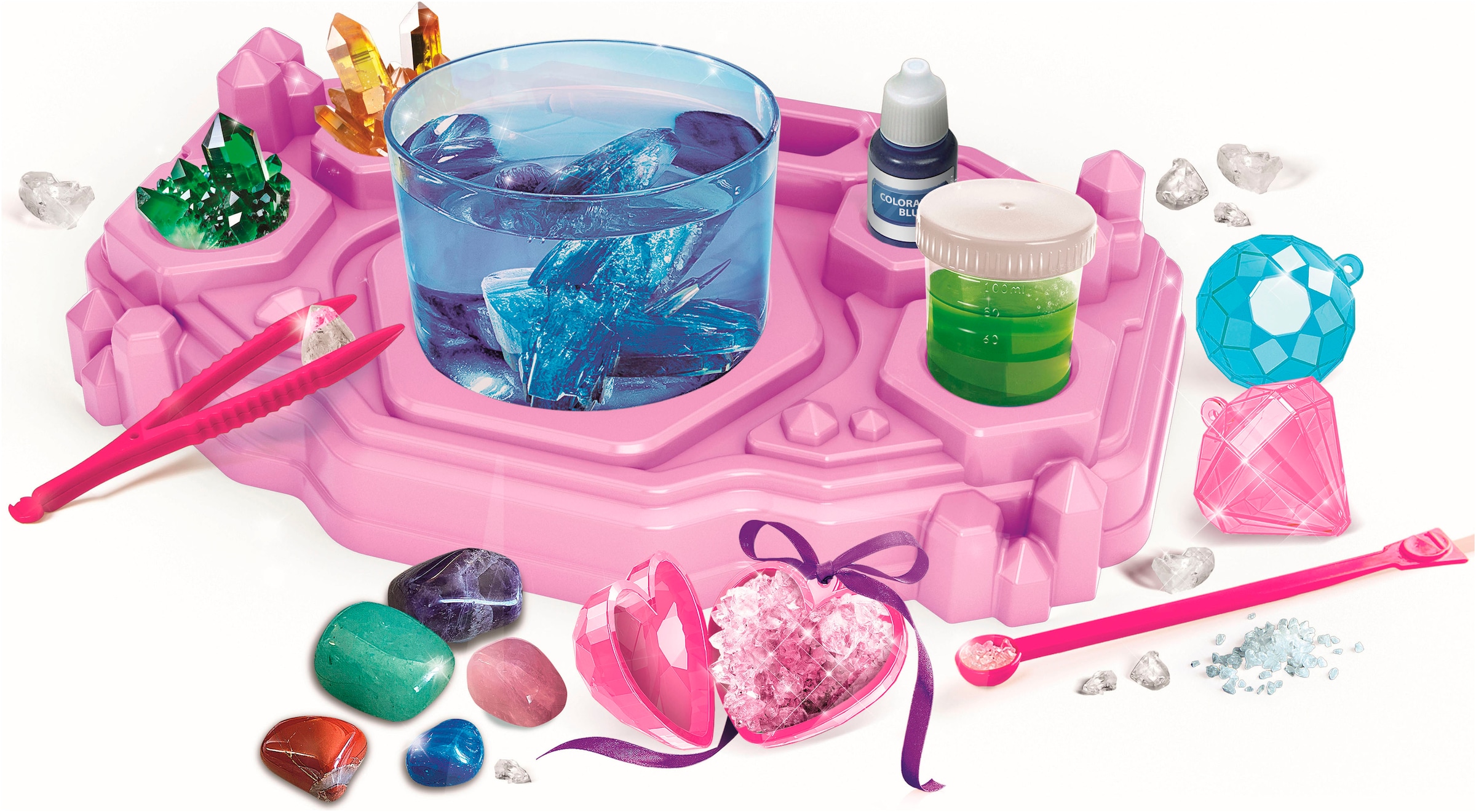 Clementoni® Experimentierkasten »Galileo Lab, Mein großes Kristall-Labor«