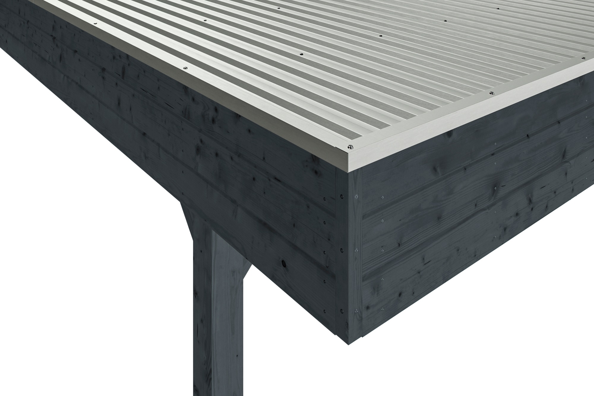 Skanholz Doppelcarport »Friesland Set 14«, 514 cm, Anthrazit