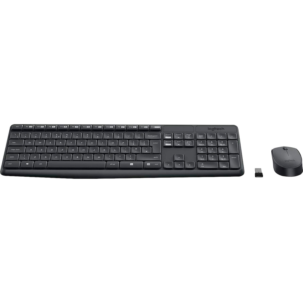 Logitech Tastatur »Wireless Combo MK235 - DE-Layout«