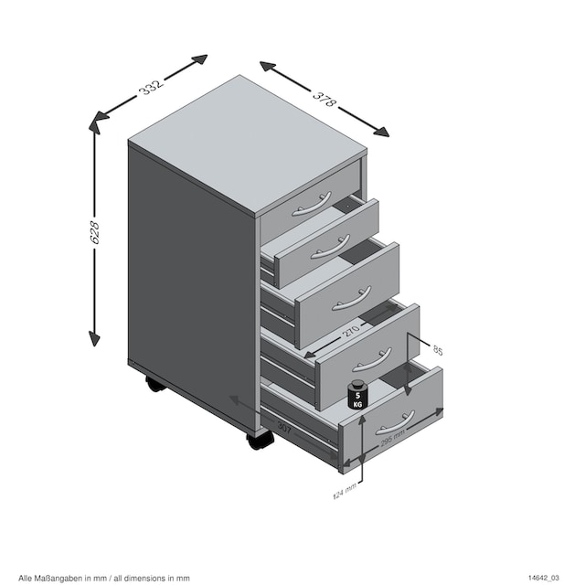 Rollcontainer FMD »Freddy« online bestellen