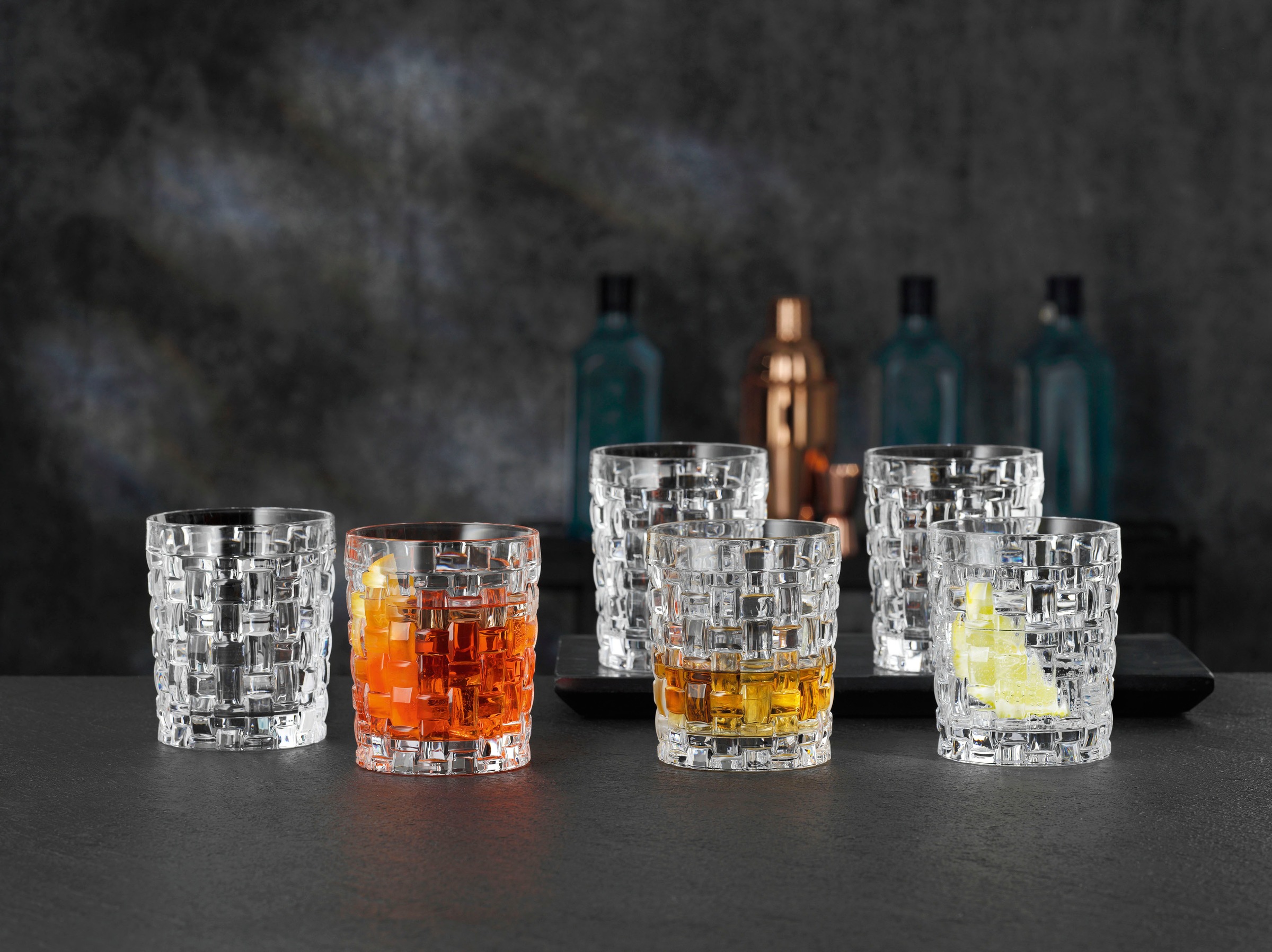 Nachtmann Whiskyglas »Bossa Nova«, (Set, 6 tlg.), Made in Germany, 330 ml, 6-teilig