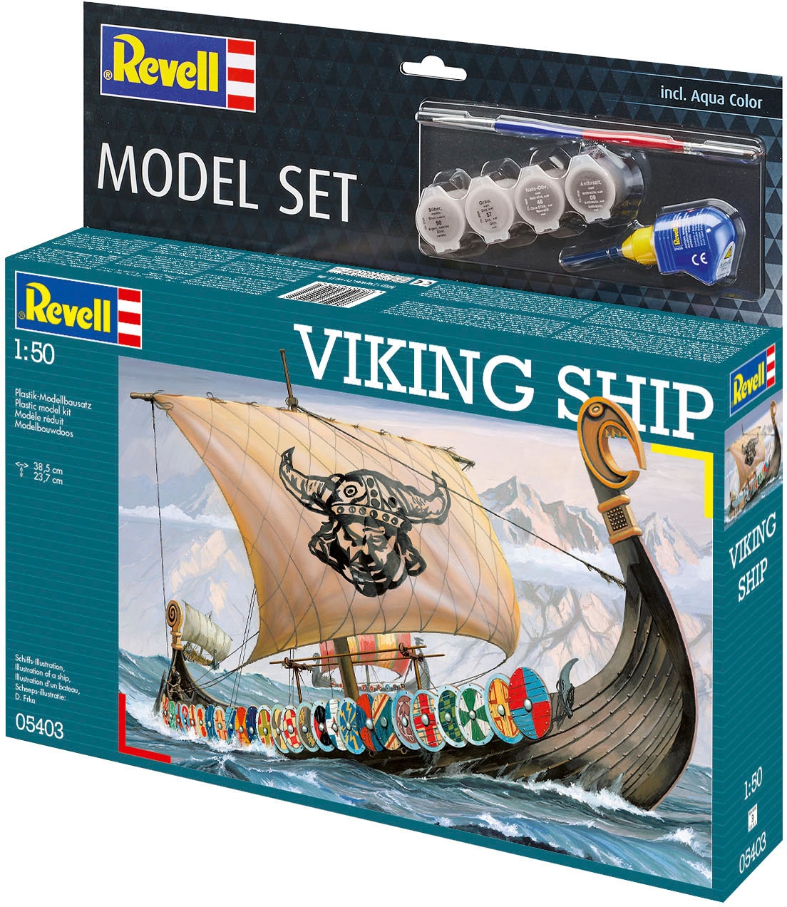 Revell® Modellbausatz »Wikinger Schiff«, 1:50, Made in Europe