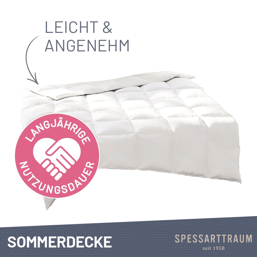 SPESSARTTRAUM Daunenbettdecke »Arosa Bettdecke min 135x200 cm & weitere Grö günstig online kaufen