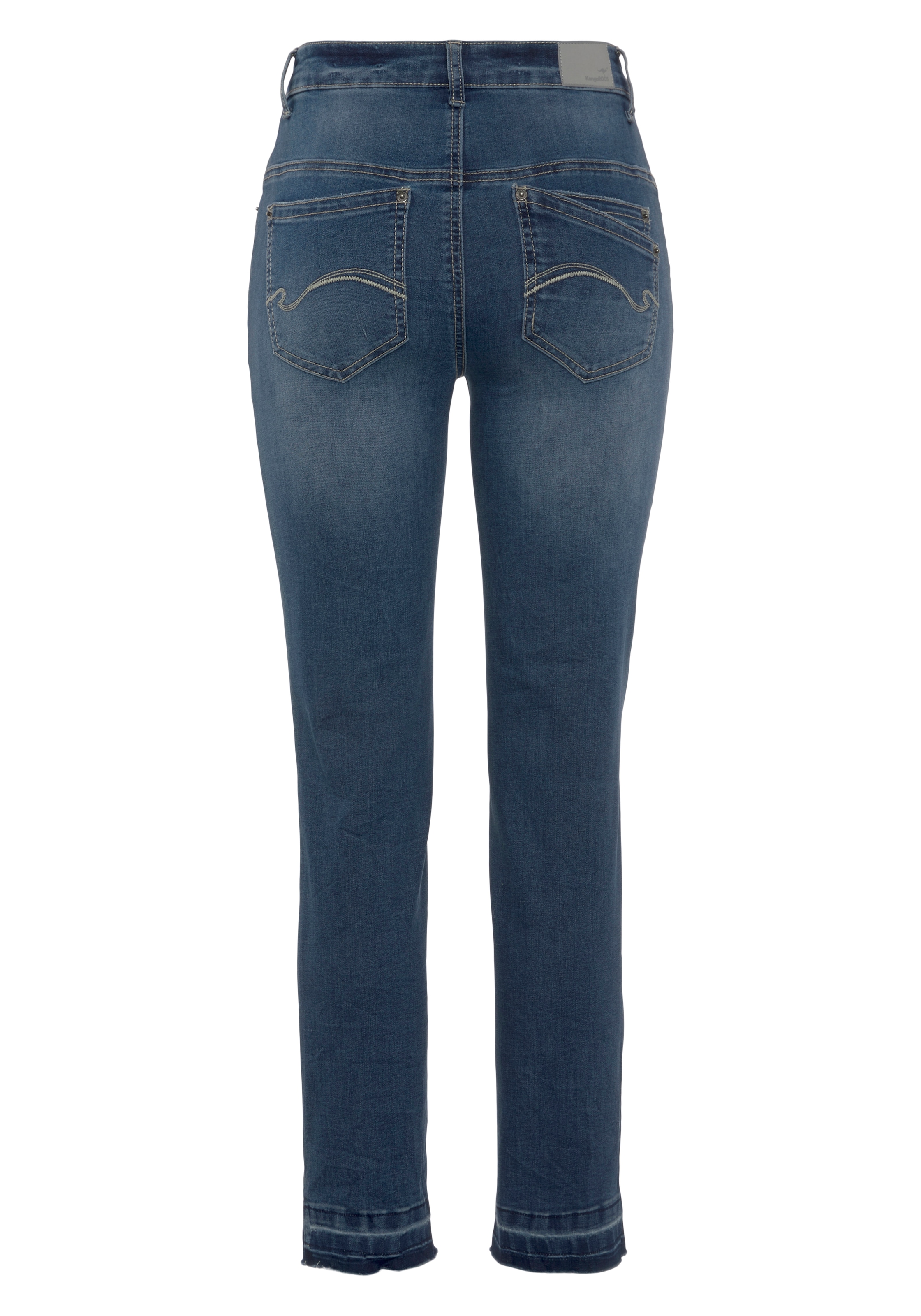 KangaROOS 7/8-Jeans »CULOTTE-JEANS«, mit ausgefranstem Saum - NEUE KOLLEKTION