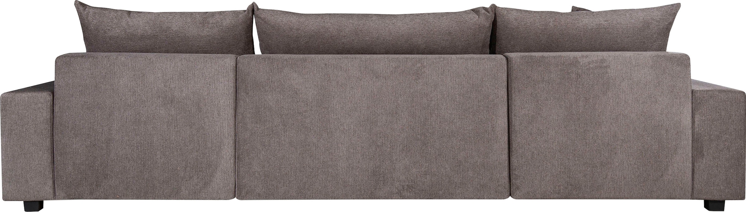 OTTO home Wohnlandschaft »Alexa U-Form, B: 313 cm« Bettfunktion, Bettkasten & 4 Zierkissen, Federkern