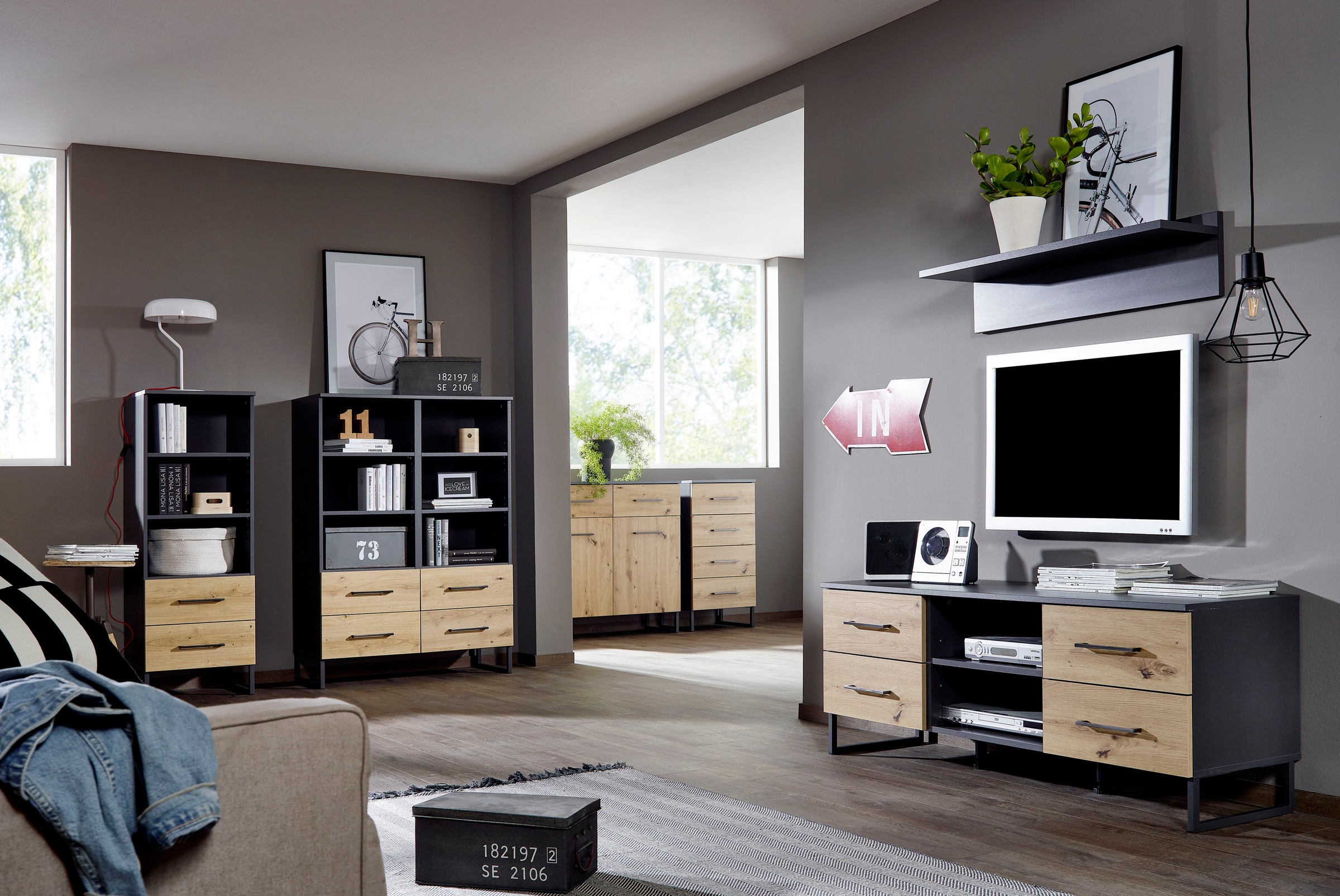 rauch Regalelement »Holmes«, im modernen Industrial Style