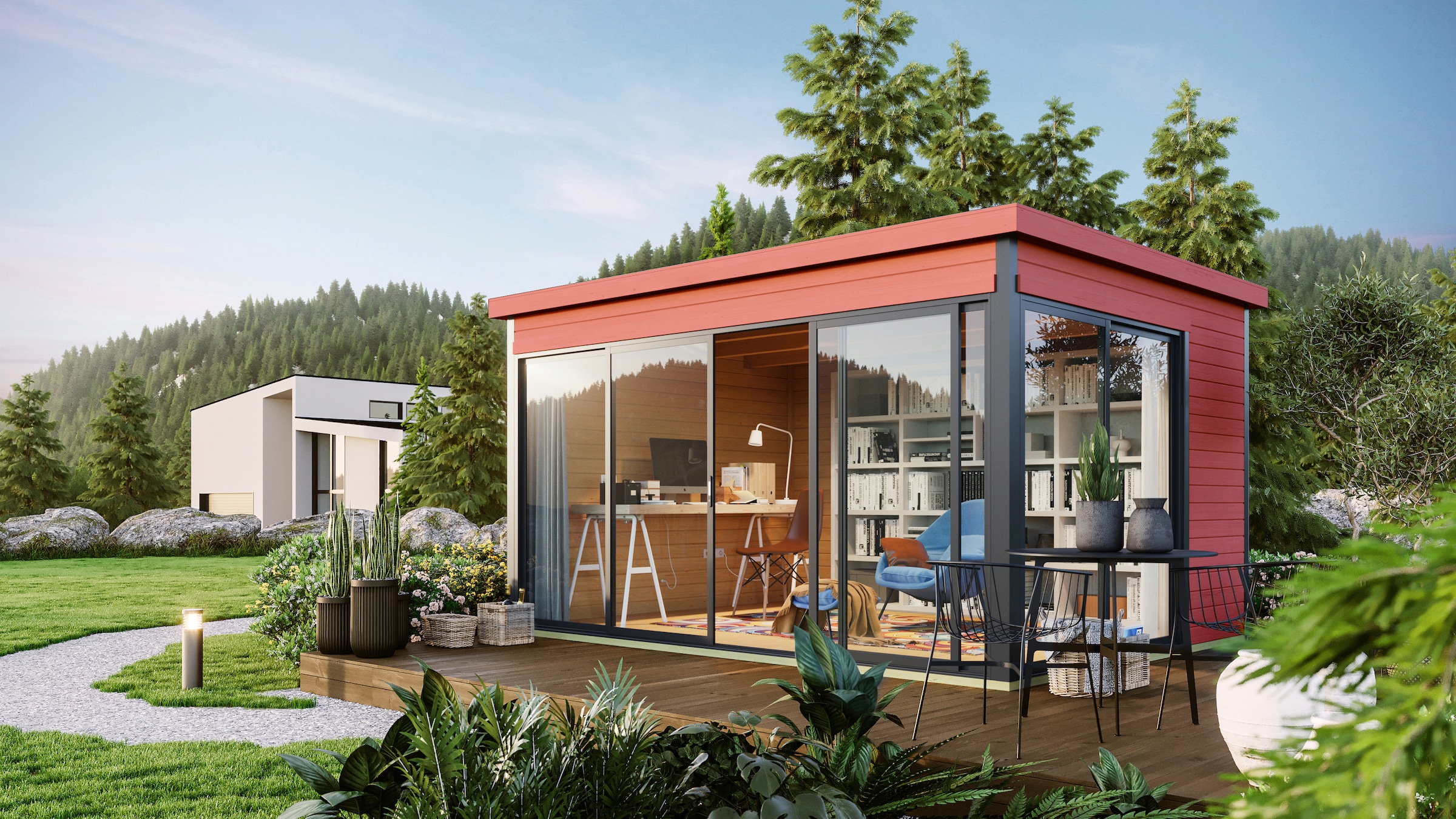 LASITA MAJA Gartenhaus »DOMEO 4« in verschiedenen Farben