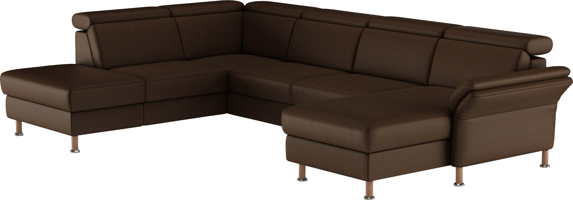 Home affaire Wohnlandschaft »Calypso U-Form«, wahlweise mit motorischer Relaxfunktion