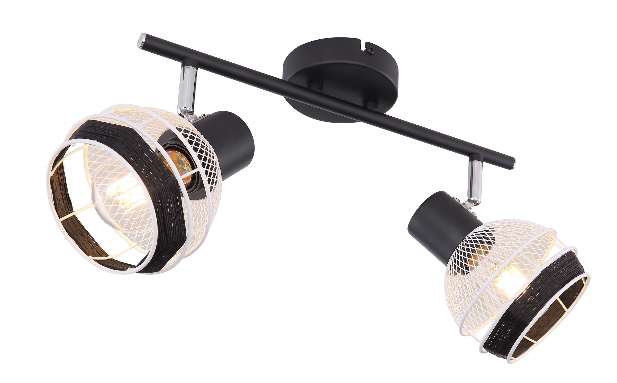 GLOBO LIGHTING Deckenstrahler »GRIDDY« E27 1 Stk. Spot Deckenspot Flur Schlafzimmer Wohnzimmer