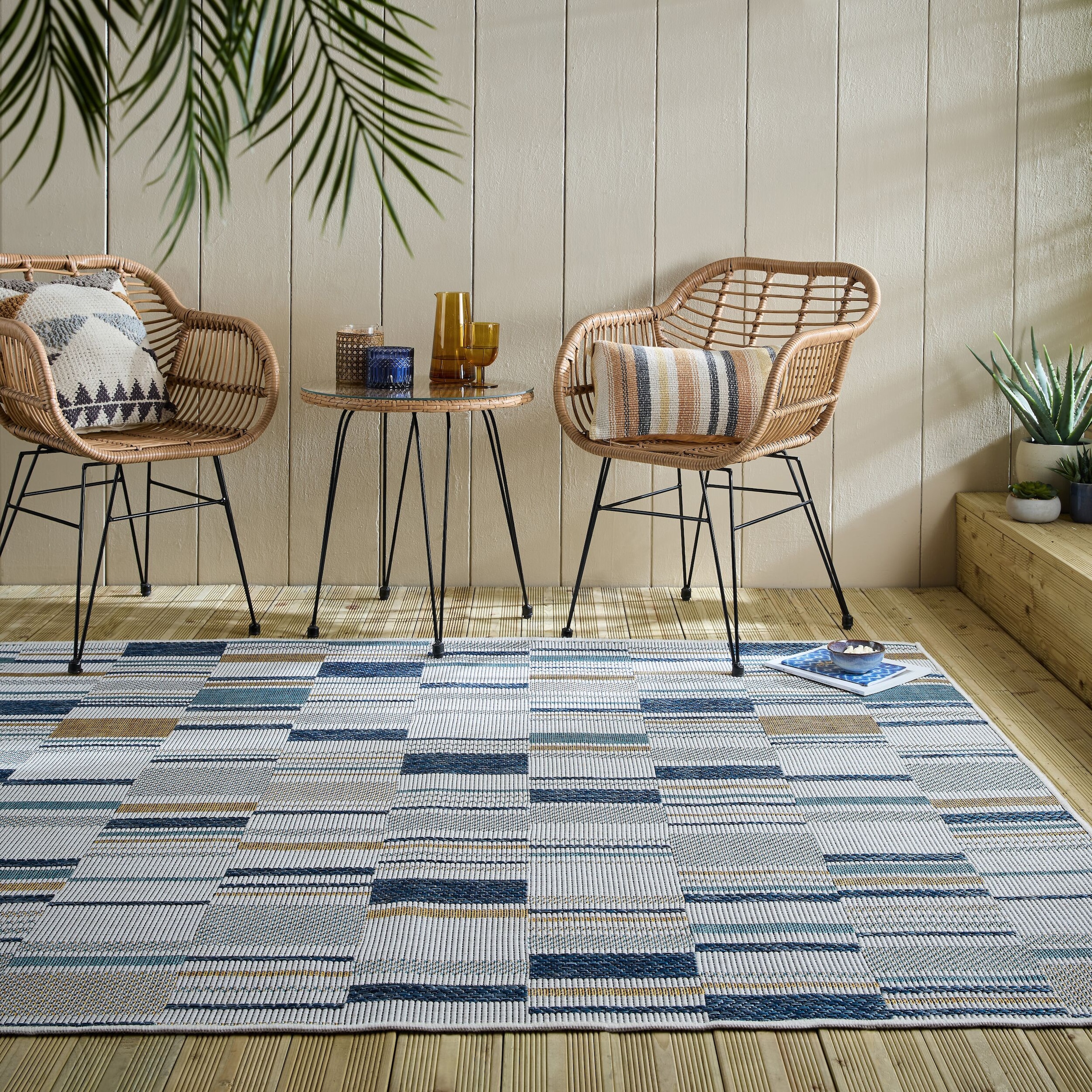 FLAIR RUGS Teppich »Rosco Geo«, rechteckig, 4 mm Höhe, Rosco Geometrischer günstig online kaufen