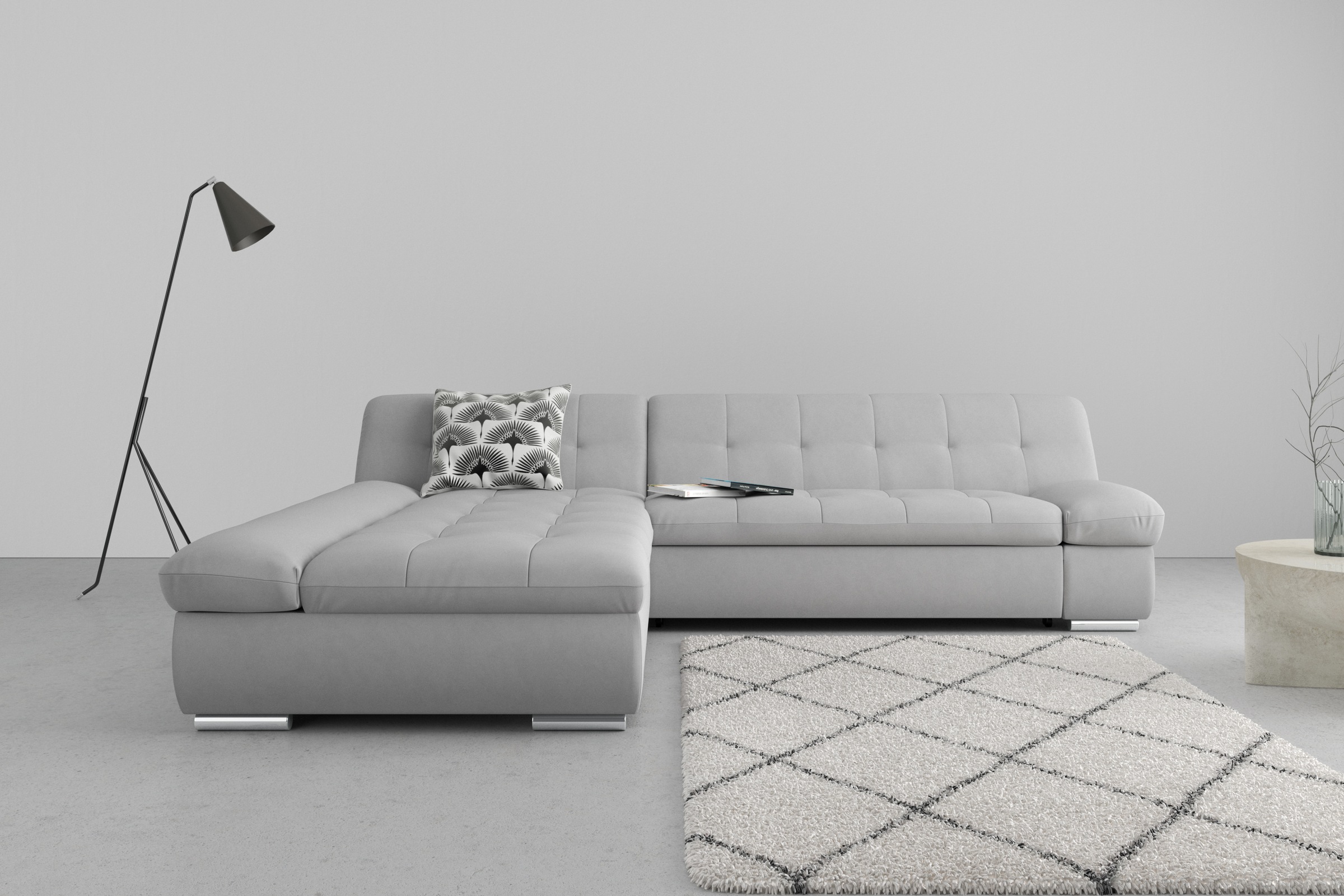 DOMO collection Ecksofa »Mona L-Form« wahlweise mit Bettfunktion günstig online kaufen