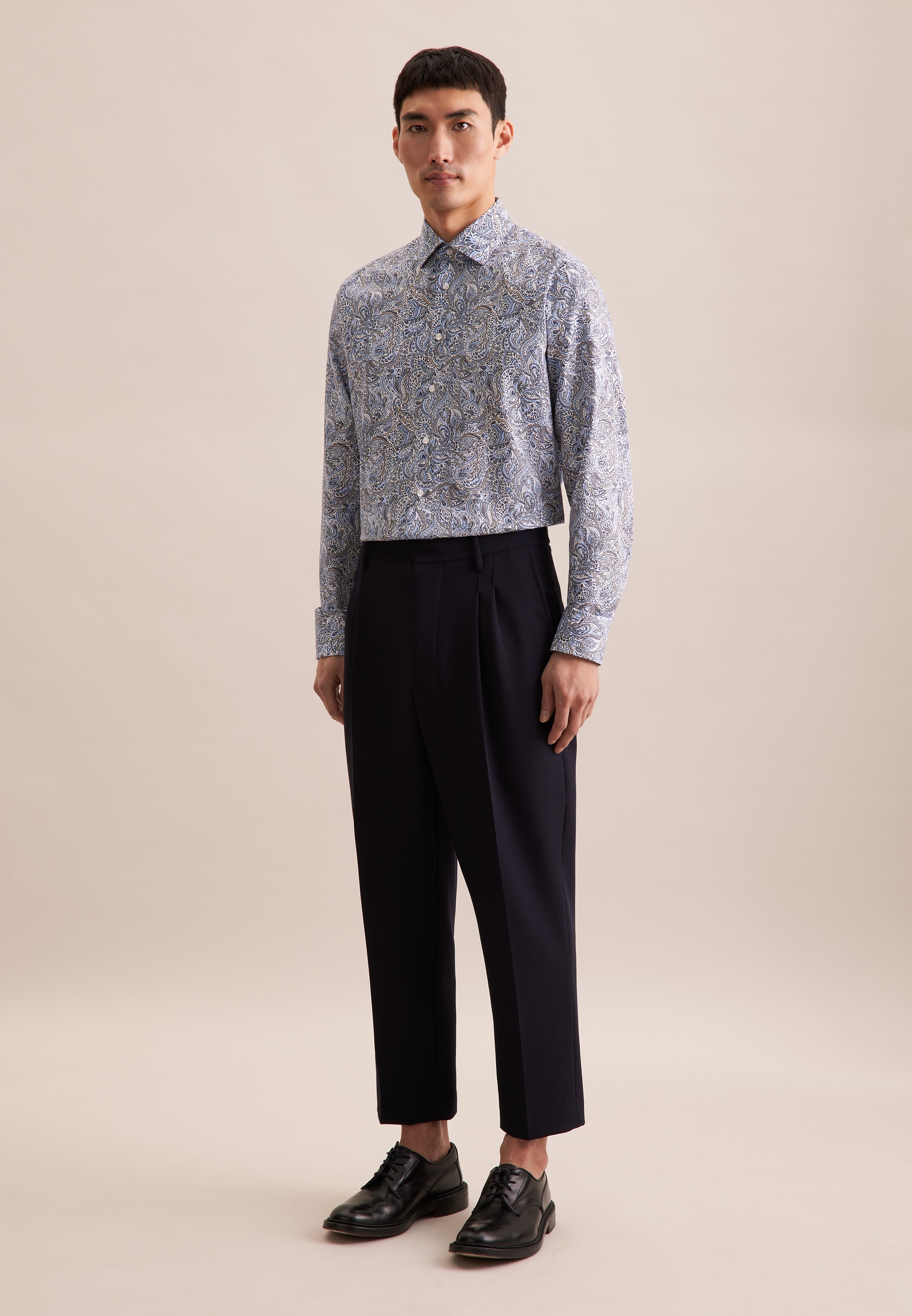 seidensticker Businesshemd »Regular« Regular 1/1 Kentkragen Floral