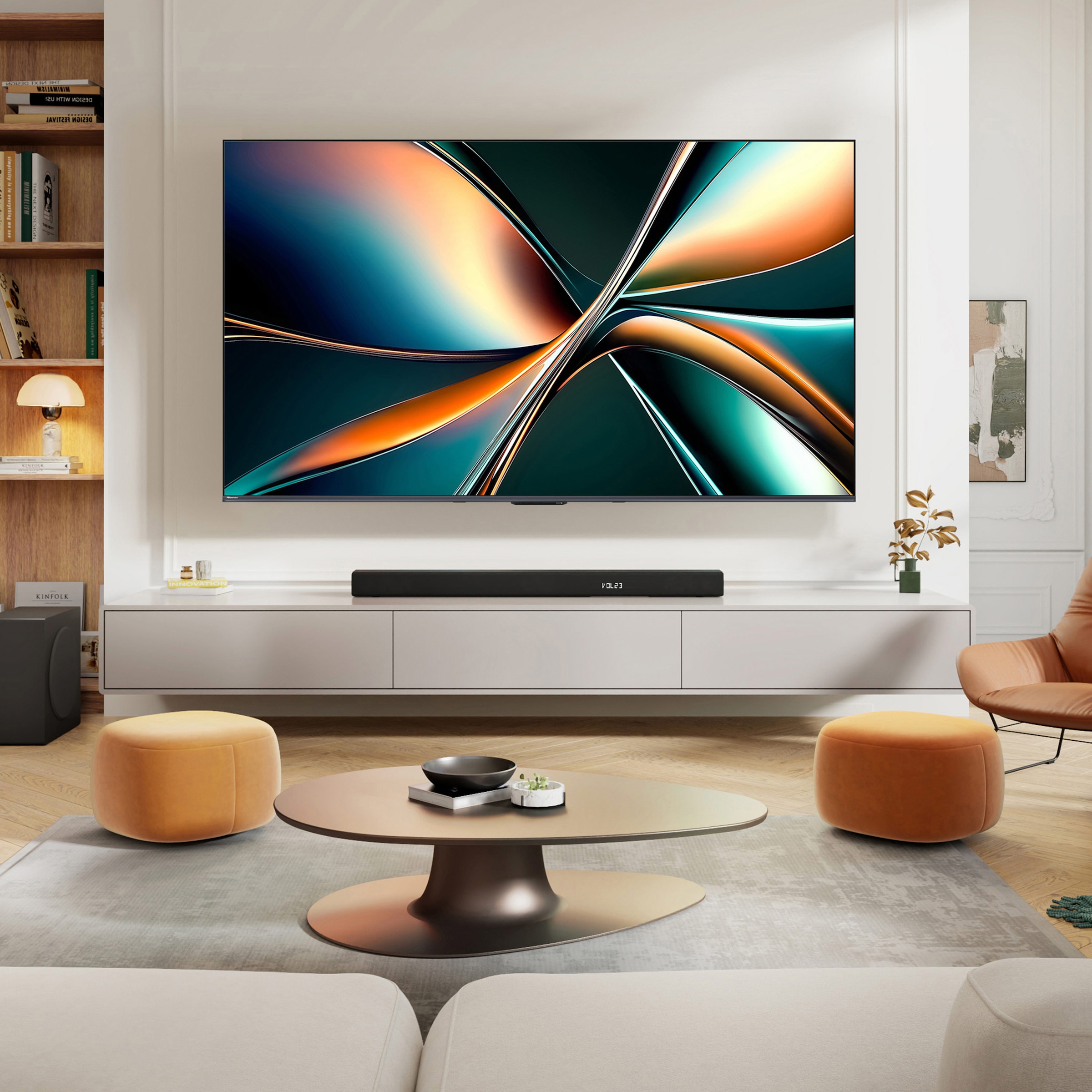 Hisense QLED Mini LED-Fernseher »50U7Q«, 4K Ultra HD, Smart-TV, 4K UHD Mini LED