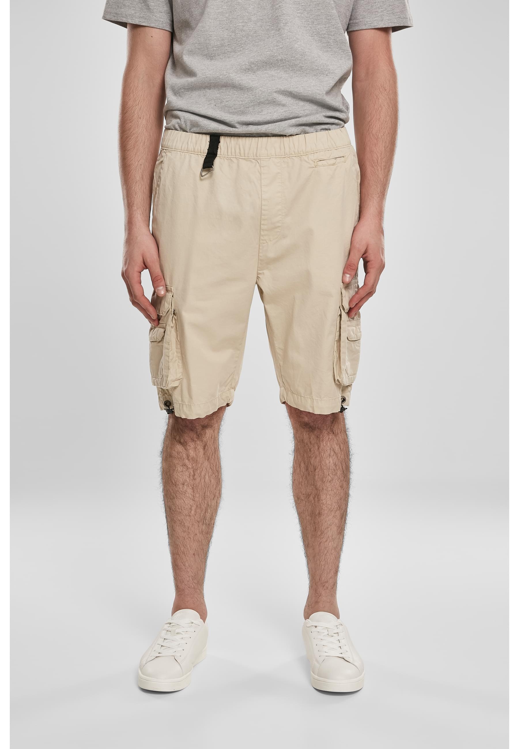 URBAN CLASSICS Stoffhose »Urban Classics Herren Double Pocket Cargo Shorts«