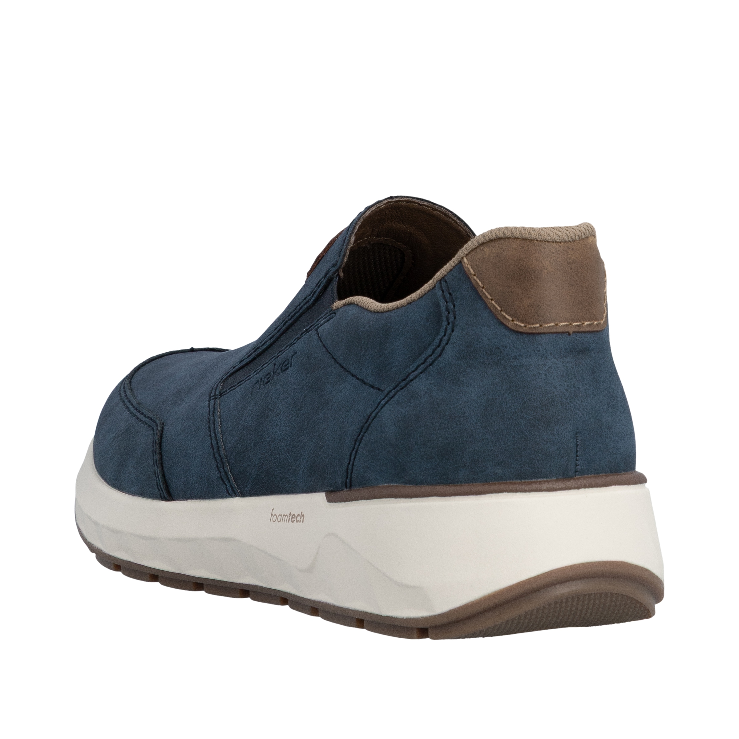 Rieker Slip-On Sneaker  Slipper, Schlupfschuh, Freizeitsneaker, Halbschuh mit Stretcheinsätze