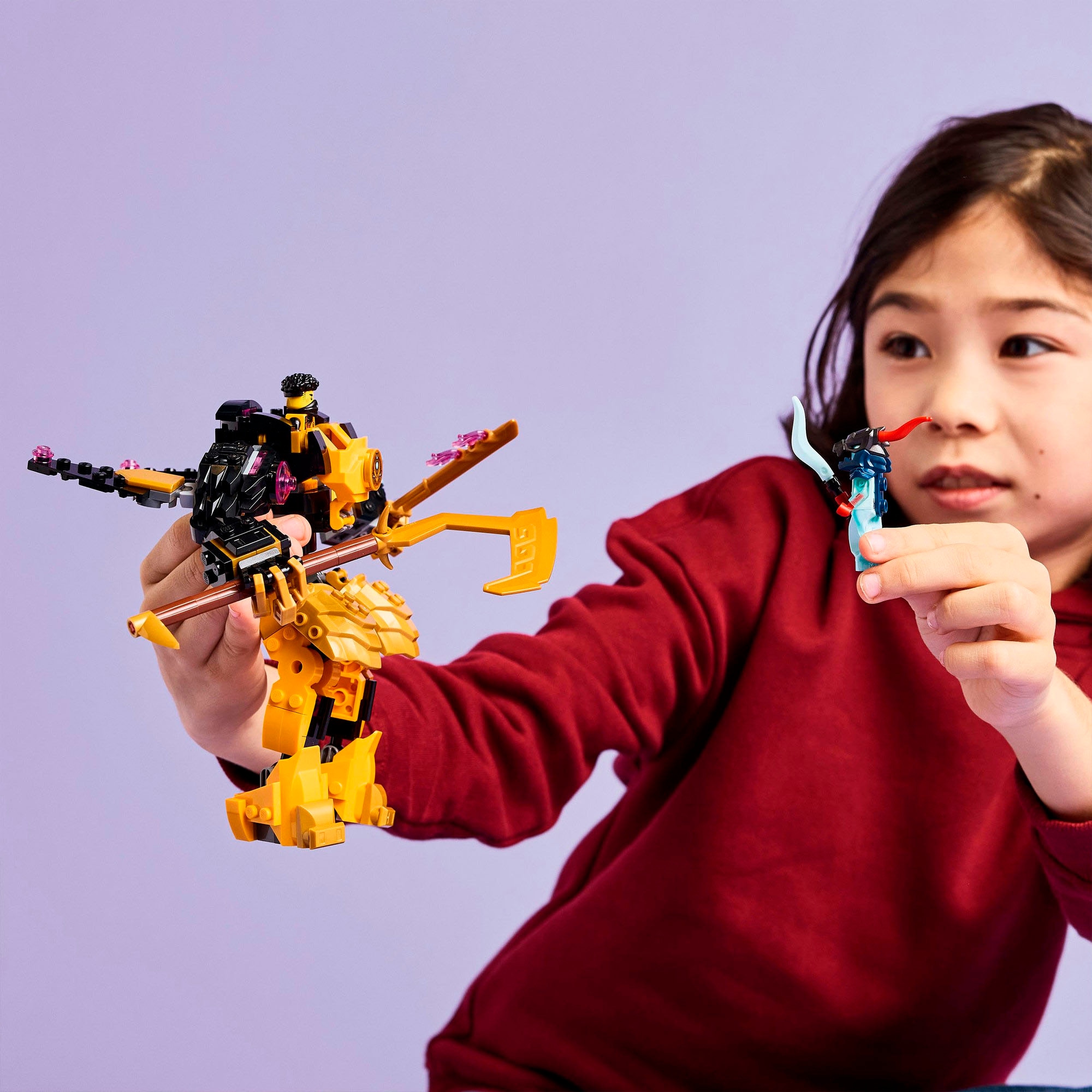 LEGO® Konstruktionsspielsteine »Arins Spinjitzumech (71839), LEGO Ninjago«, (213 St.), Made in Europe