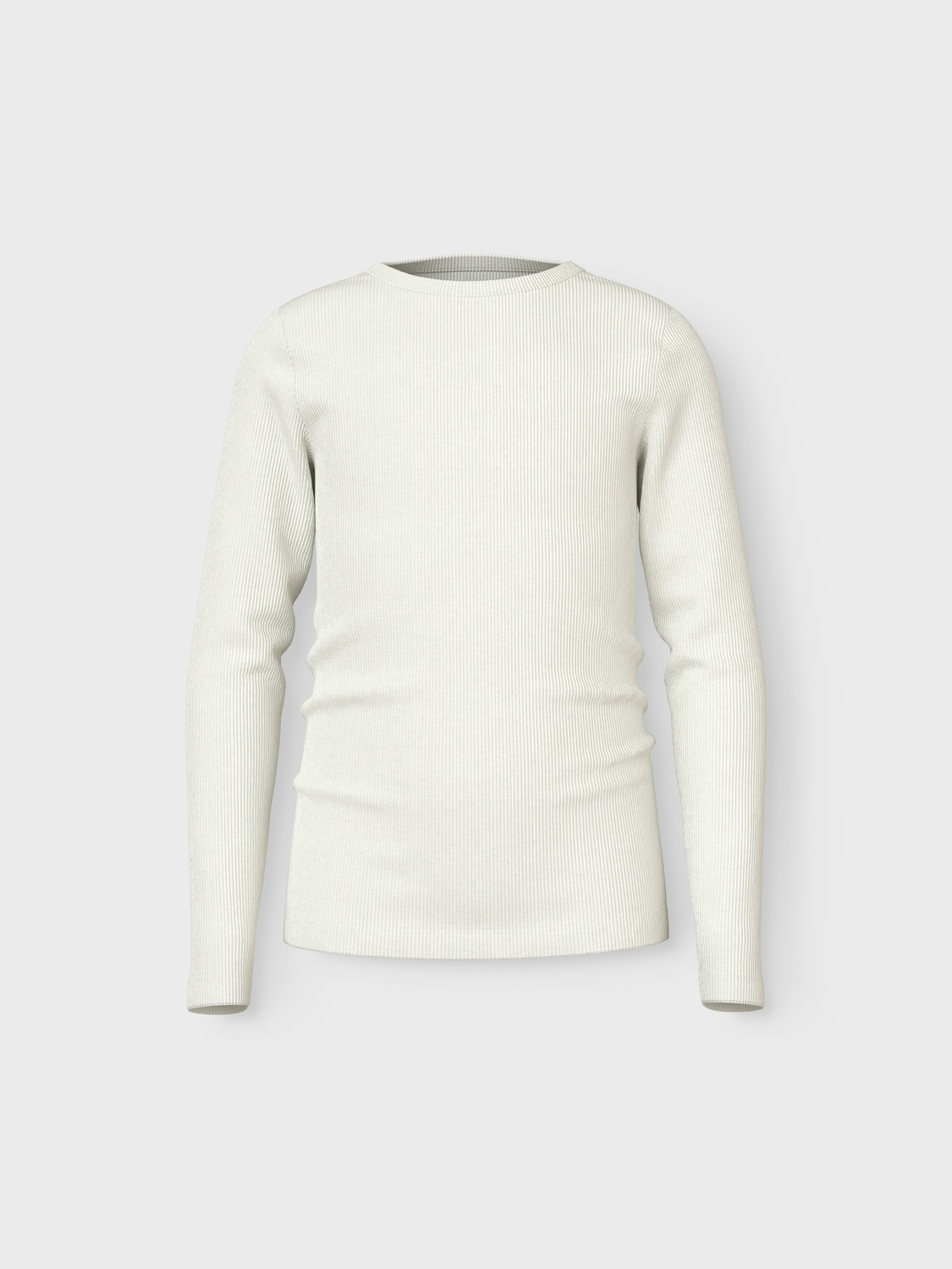 Name It Langarmshirt »NKFNAKAL LS TOP NOOS«, in Basic-Form und leicht gerippter Qualität