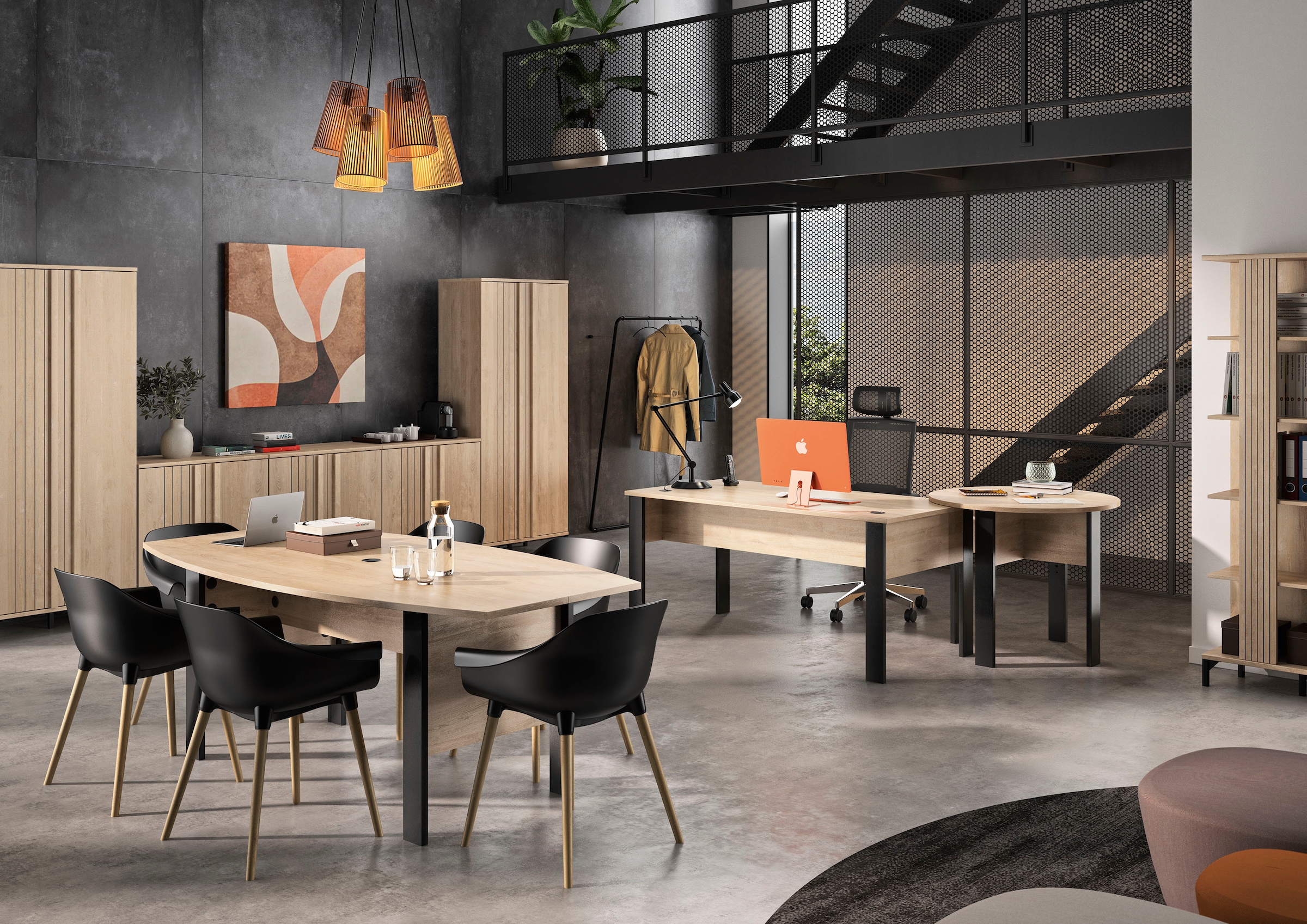 Gami Aktenschrank »Faro«, (1 St.), moderner Industrial Look