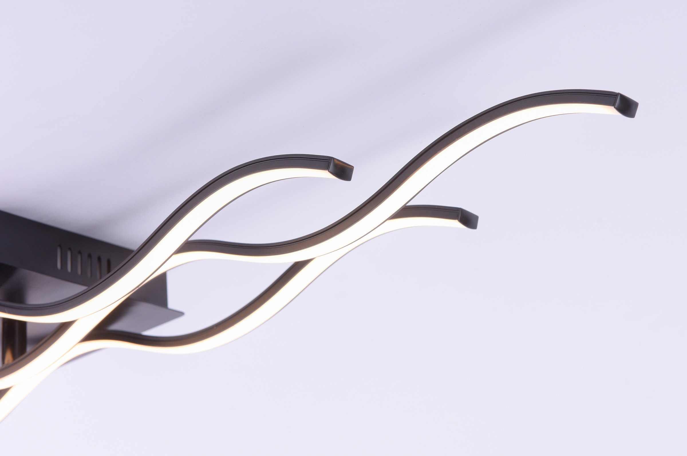 JUST LIGHT LED Deckenleuchte »WAVE«, 1 flammig, Leuchtmittel LED-Board | LED fest integriert, LED Deckenlampe