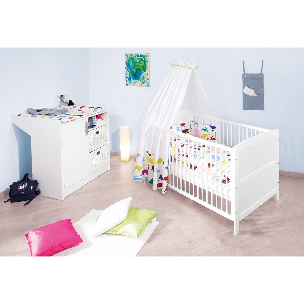 Pinolino® Babymöbel-Set »Viktoria«, (Spar-Set, 2 St.), mit Kinderbett und Wickelkommode