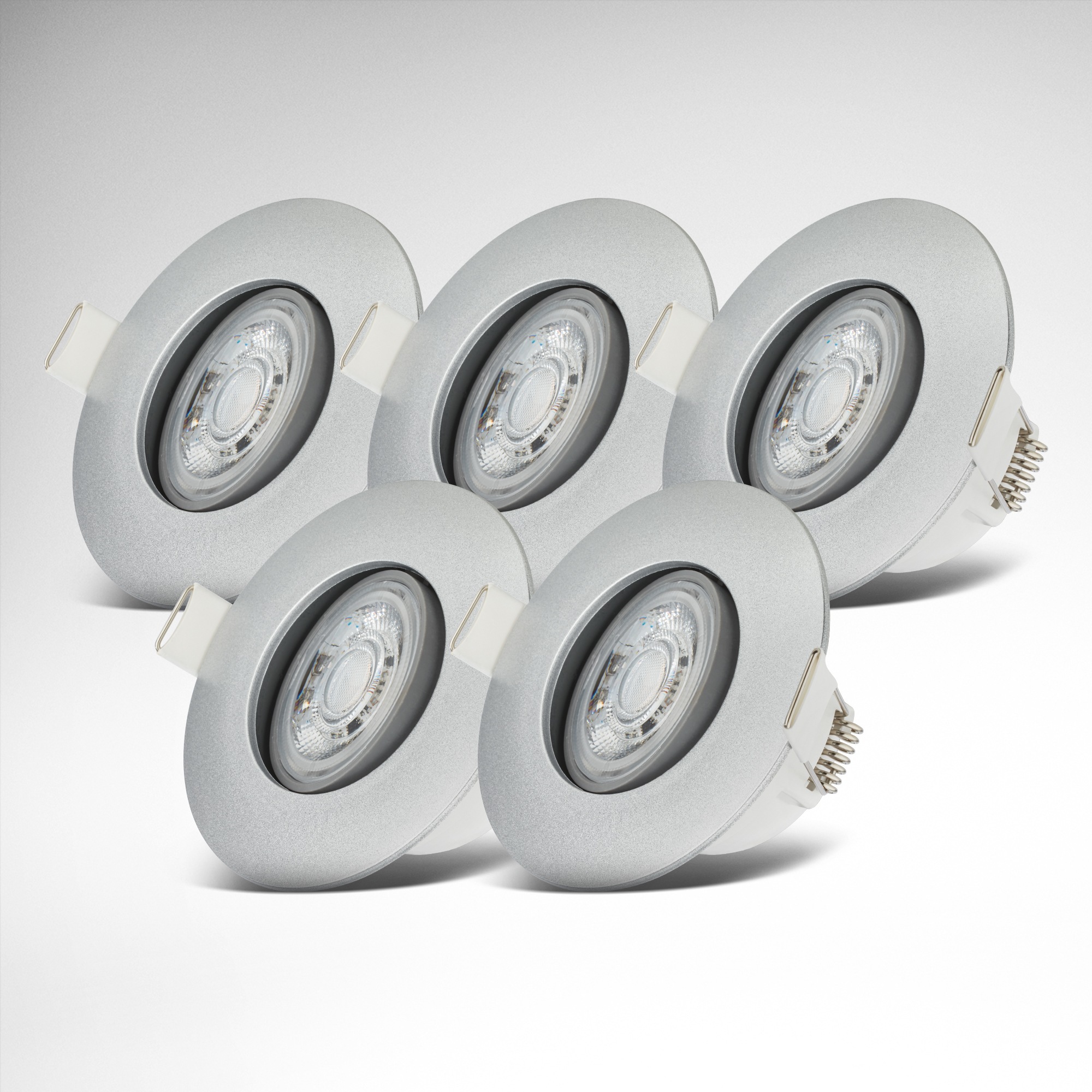 B.K.Licht LED Einbauleuchten-Set, 5-teilig, Schutzart IP65 günstig online kaufen