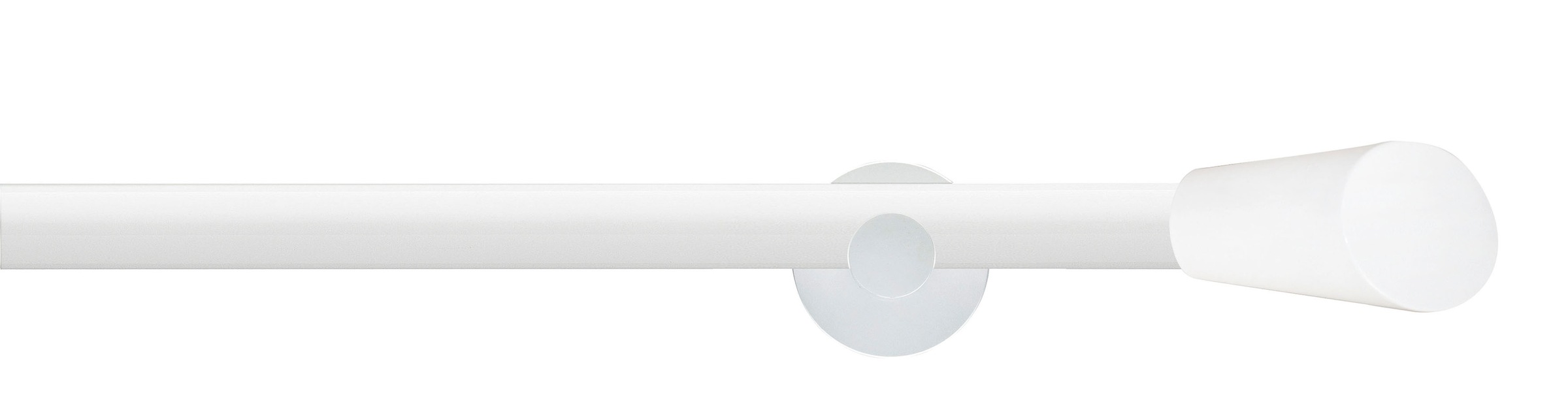 GARESA Gardinenstange »WHITE« Ø 20 mm 2 läufig-läufig Wunschmaßlänge Vorhan günstig online kaufen