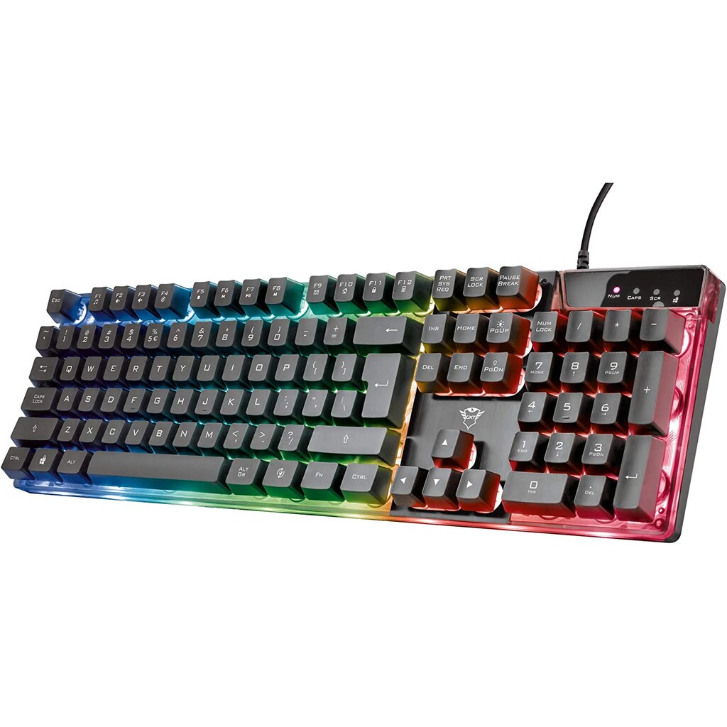 Trust Gaming-Tastatur »GXT835 AZOR GAMING KEYBOARD DE«