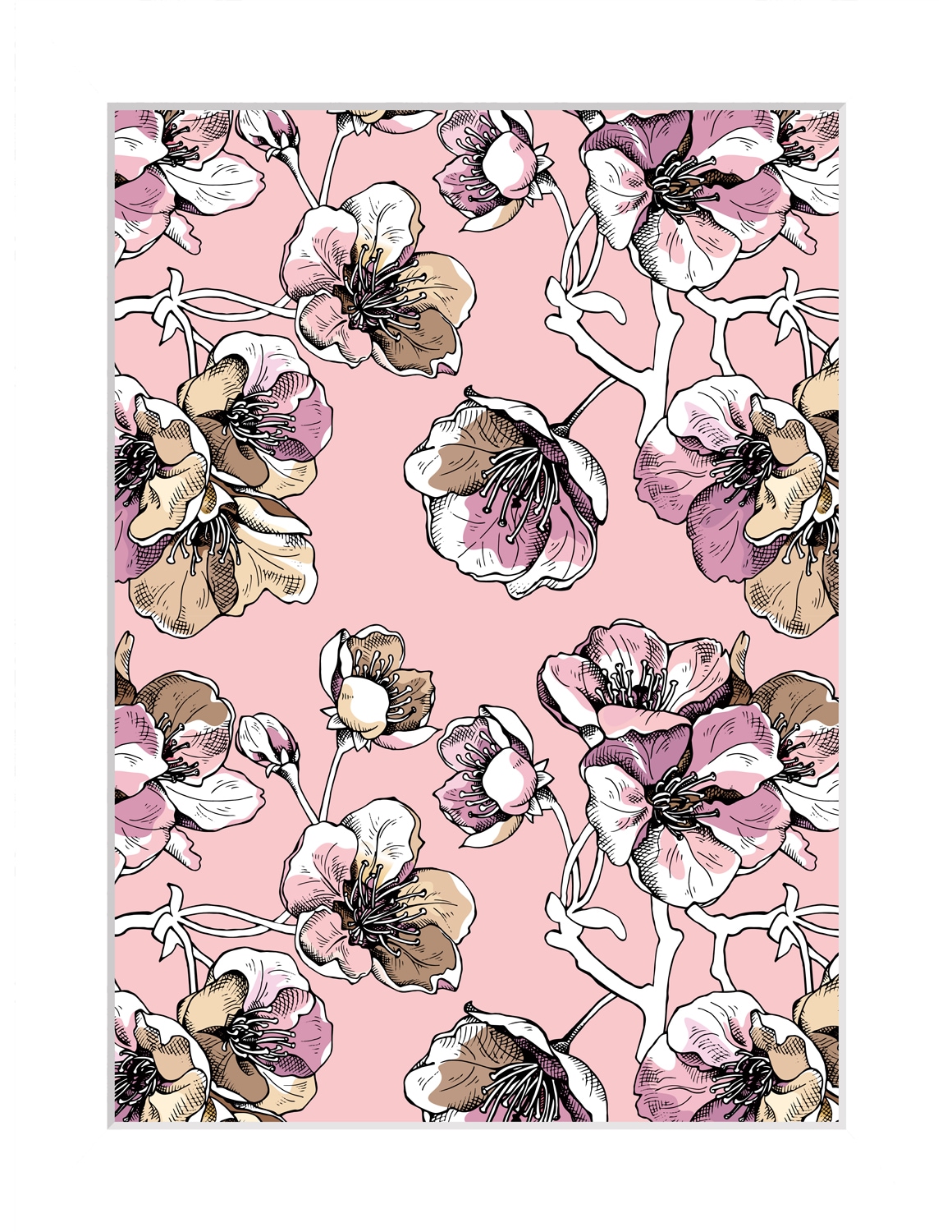 queence Bild »Mona« Blumenbilder   Kunst   Pflanzen   Pflanzenbilder günstig online kaufen