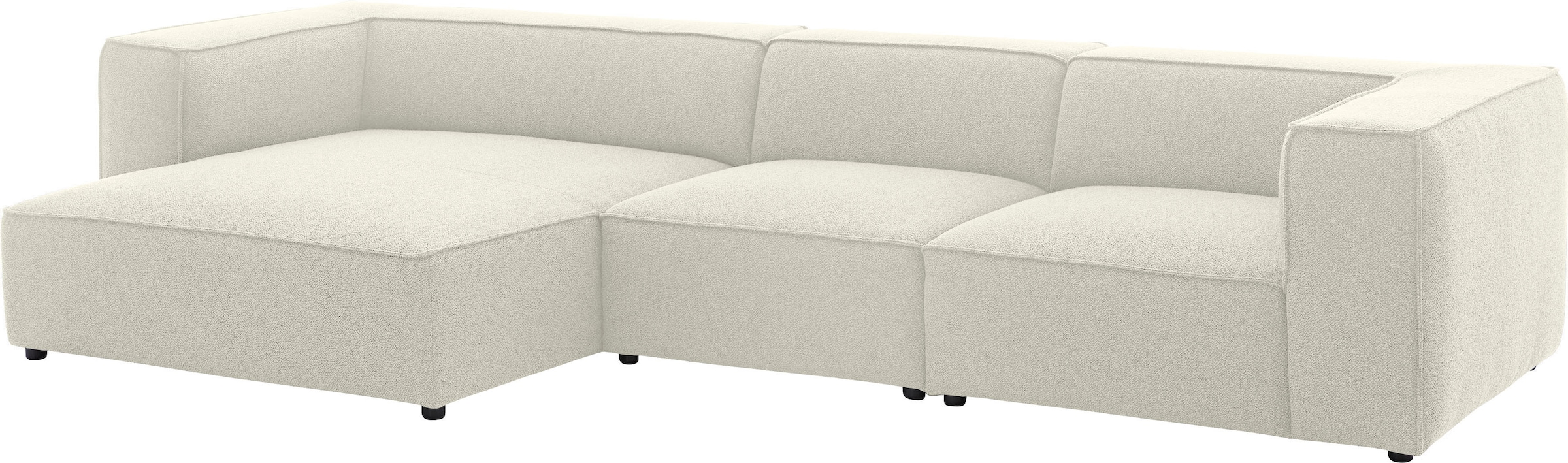 W.SCHILLIG Ecksofa »around-the-block«, mit eleganter Biese, mit Federkern, Breite 341 cm