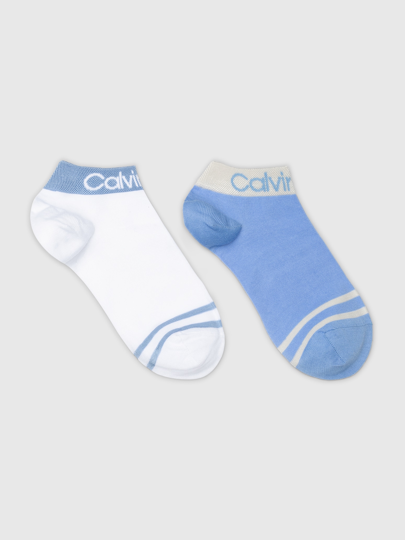 Calvin Klein Jeans Kurzsocken »CK WOMEN QUARTER 2P LOGO WELT«, (2 Paar), Coolmax-Garn, Einheitsgröße passend von 37-41