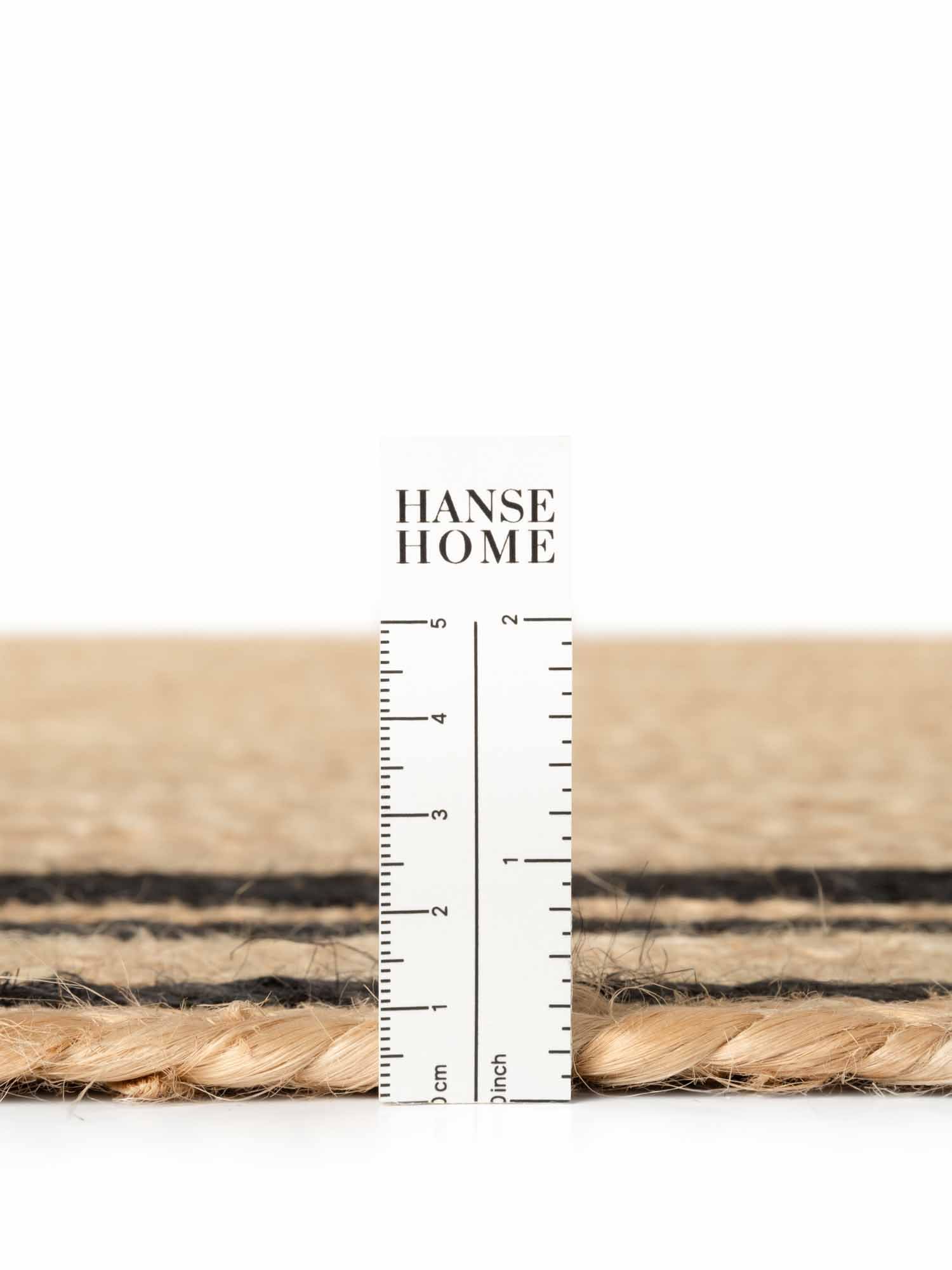 HANSE Home Teppich »Looma Juteteppich« rechteckig 7 mm Höhe Handgewebt, Jute Naturteppich, Boho, Wohnzimmer, Schlafzimmer