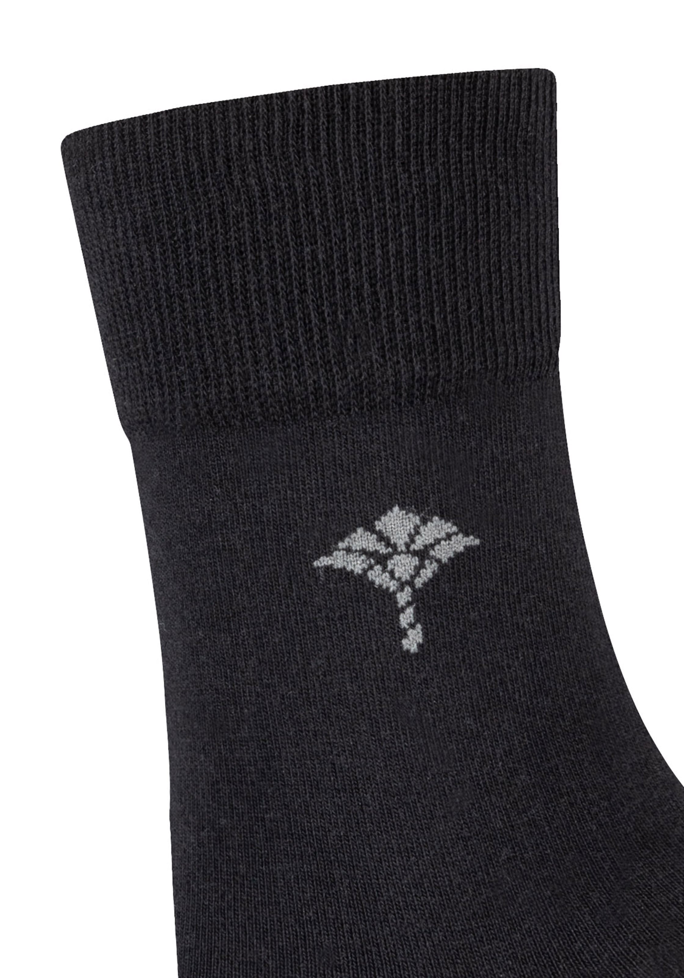 JOOP! Socken »For your daily«, (4 Paar), mit Cornflower-Logo, Rippenbündchen