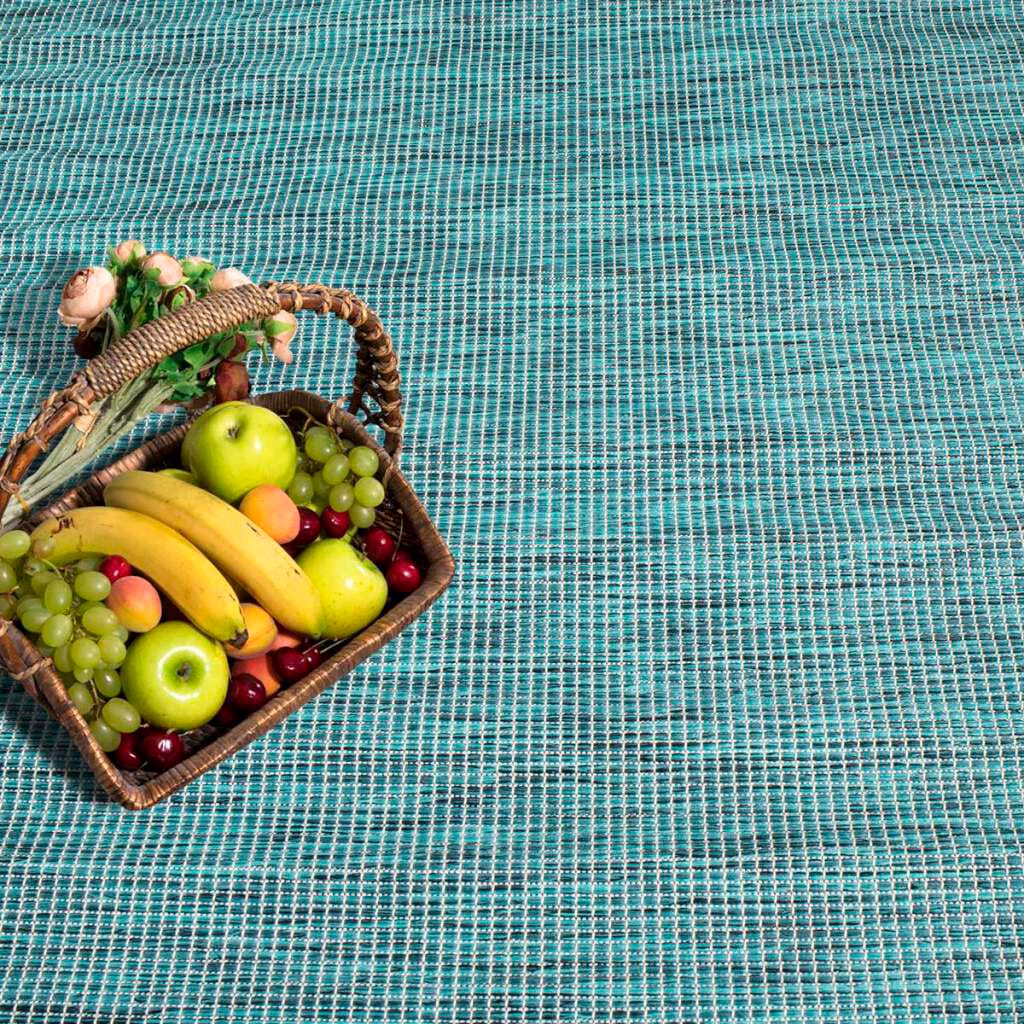 Carpet City Outdoorteppich »PALM 2778«, rechteckig, 5 mm Höhe, Läufer, Wetterfest & UV-beständig, für Balkon, Terrasse, Küche, flach