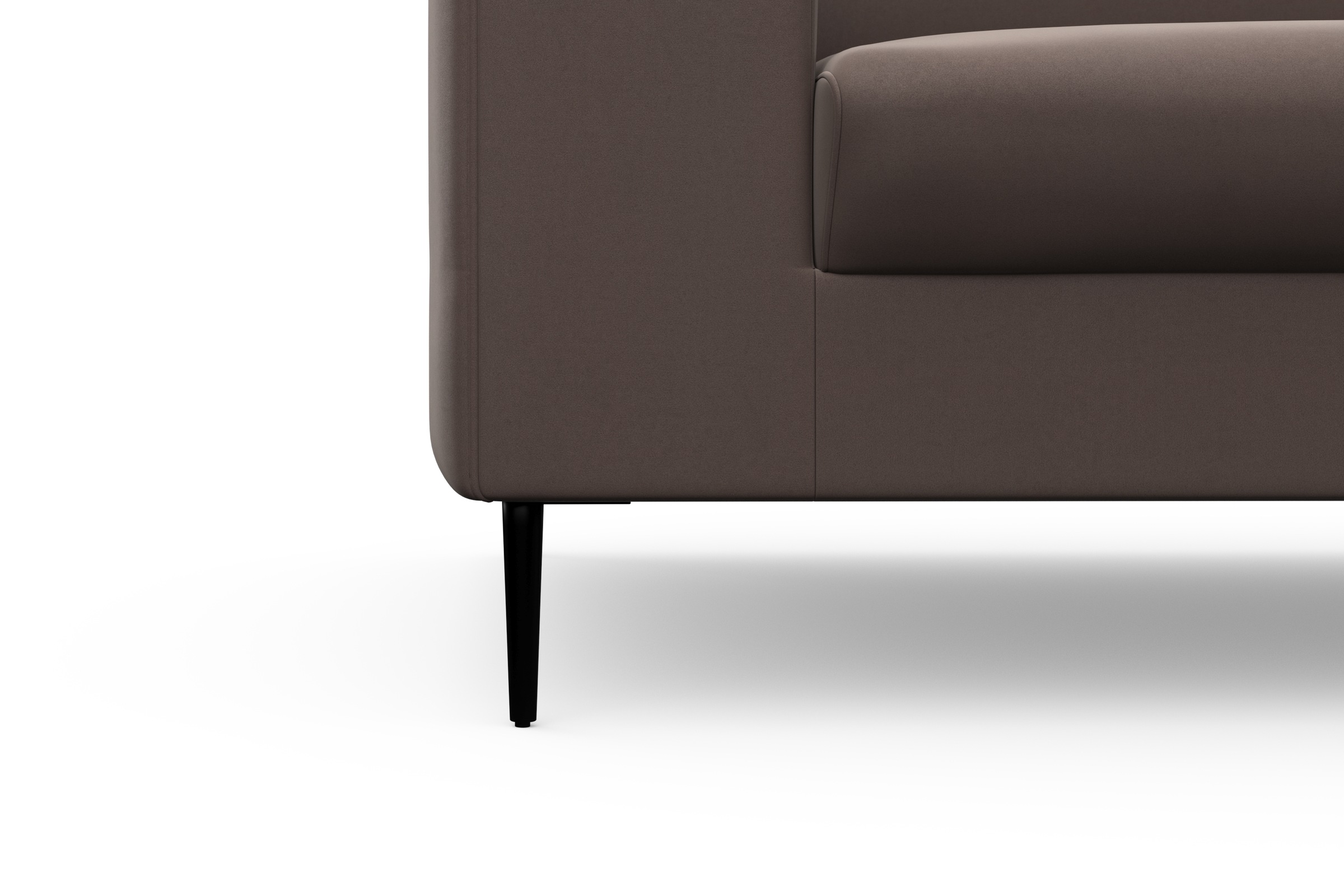 DOMO collection Ecksofa »Modica, zeitlos und elegant, L-Form«, moderne Optik mit extrabreiter Recamiere, auch in Cord
